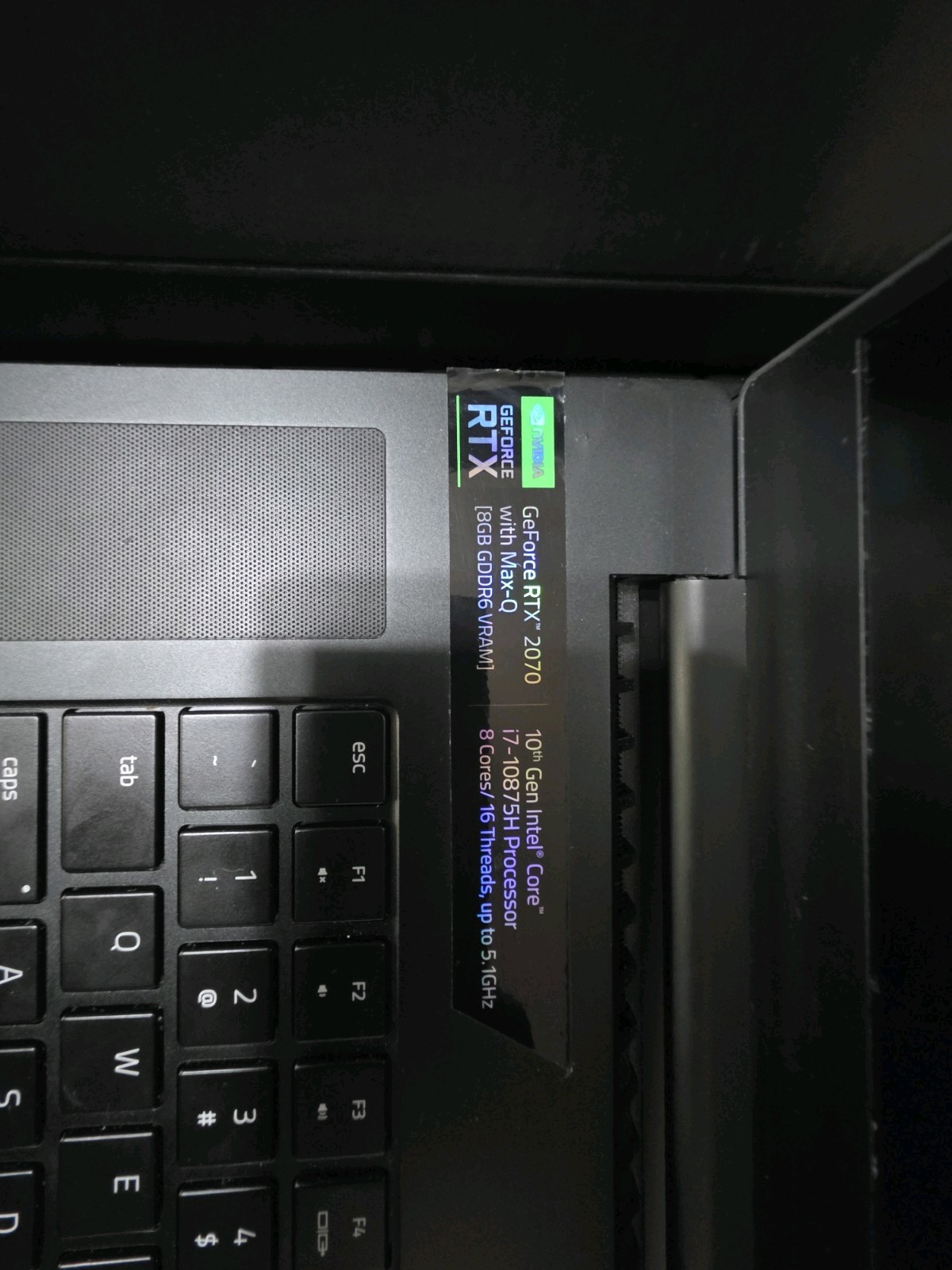Razer blade 17 2070 with Max-QI7-10875H Processor8 Cores/ 16 Threads 5.1Ghz