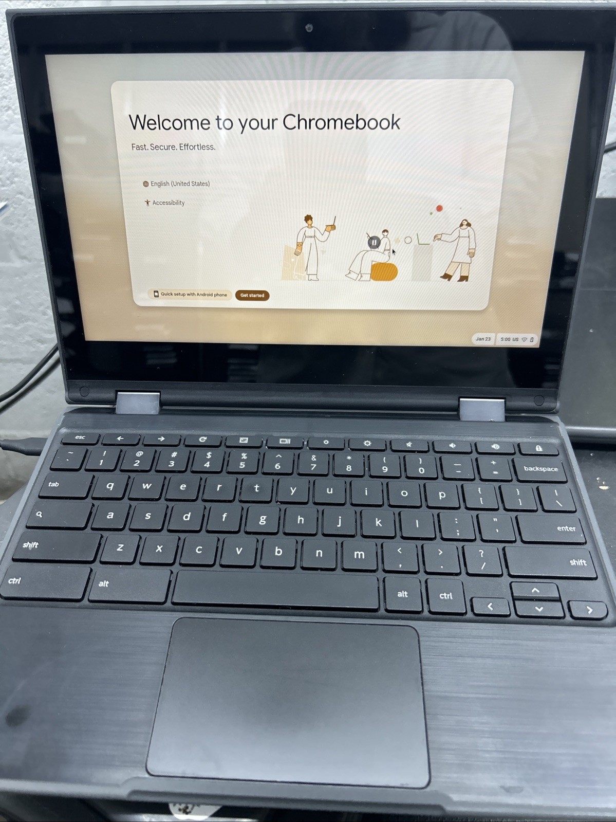 Lenovo 300e 2-in-1 Chromebook | Touchscreen | 4GB/32GB | Functional | READ DESC