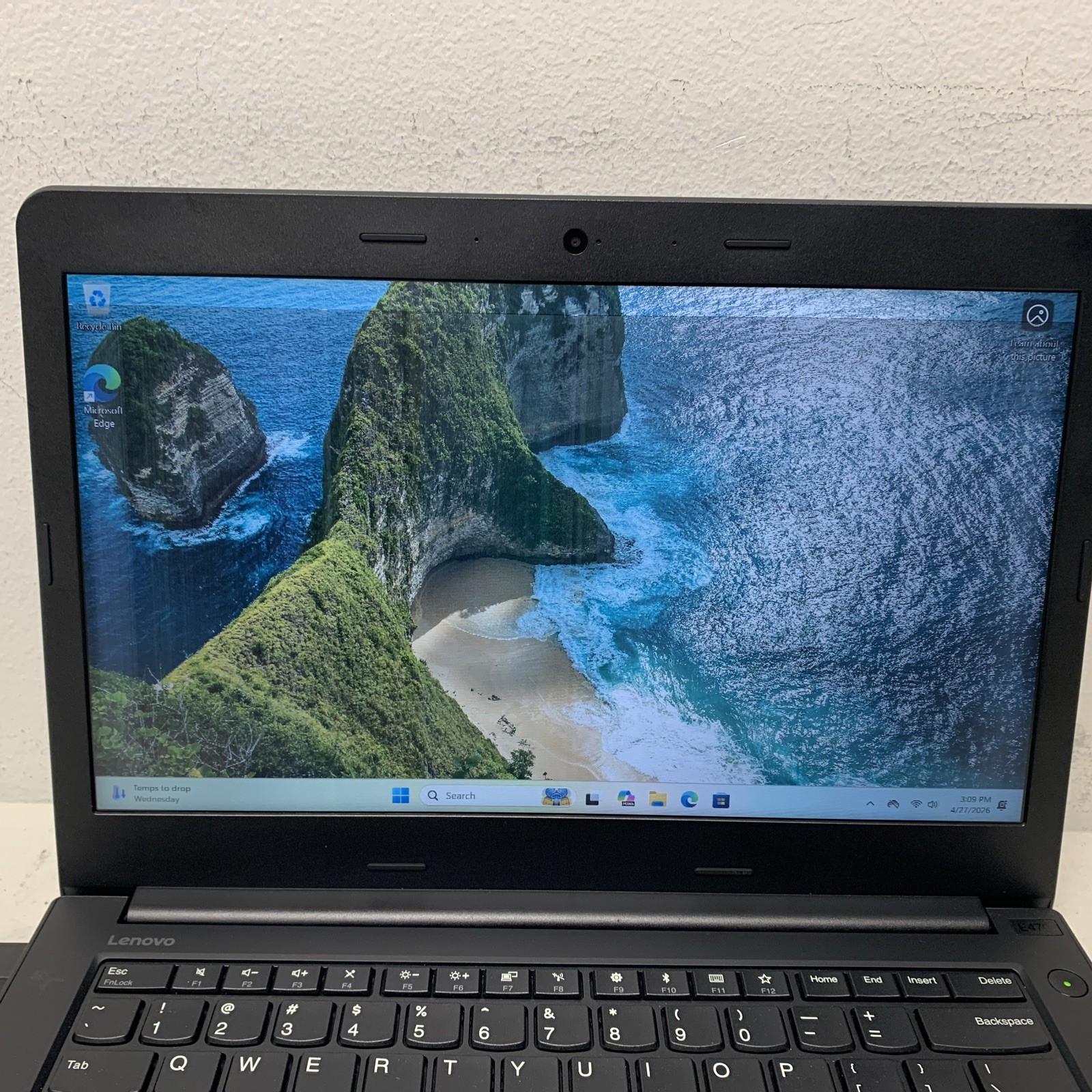 Lenovo ThinkPad E470 i5-7200U 8GB Ram 240GB SSD Wind 11 P Need Bat, Screen