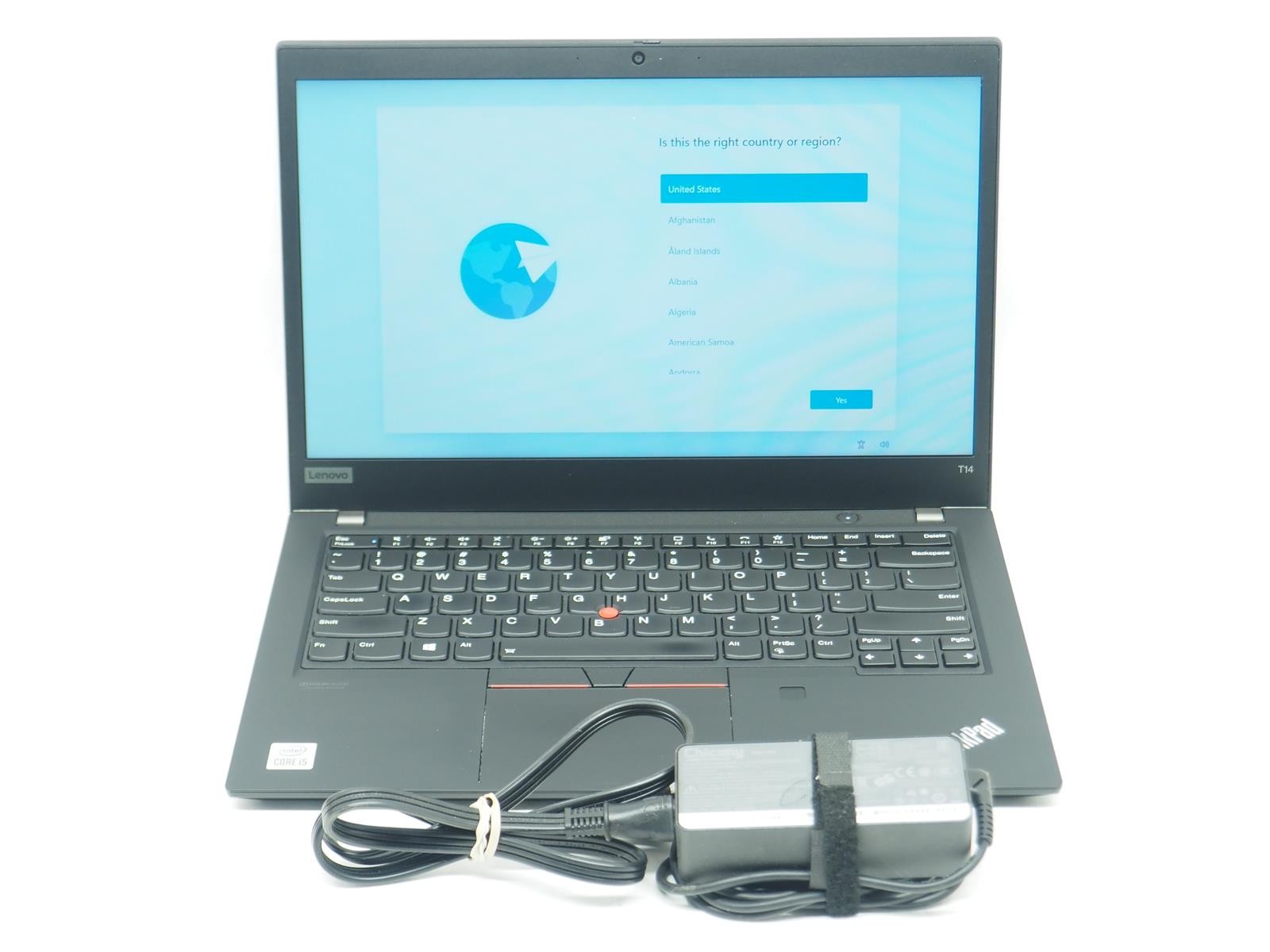 LENOVO THINKPAD T14 GEN 1 Intel Core i5-10210U 1.60GHz 8GB RAM 256GB NVMe