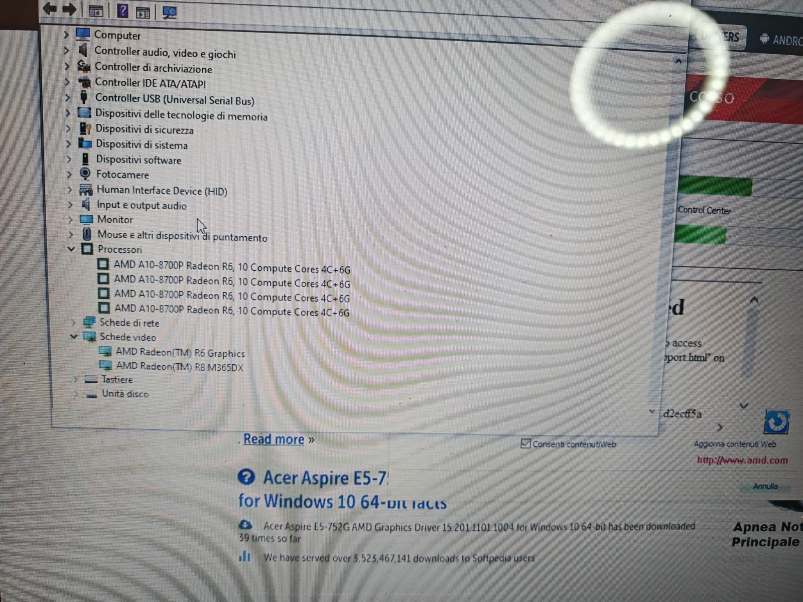 ACER E5-752 E5-722 MOTHERBOARD AMD A10-8700P R8 M365DX 2GB 448.04Y02.0031 #