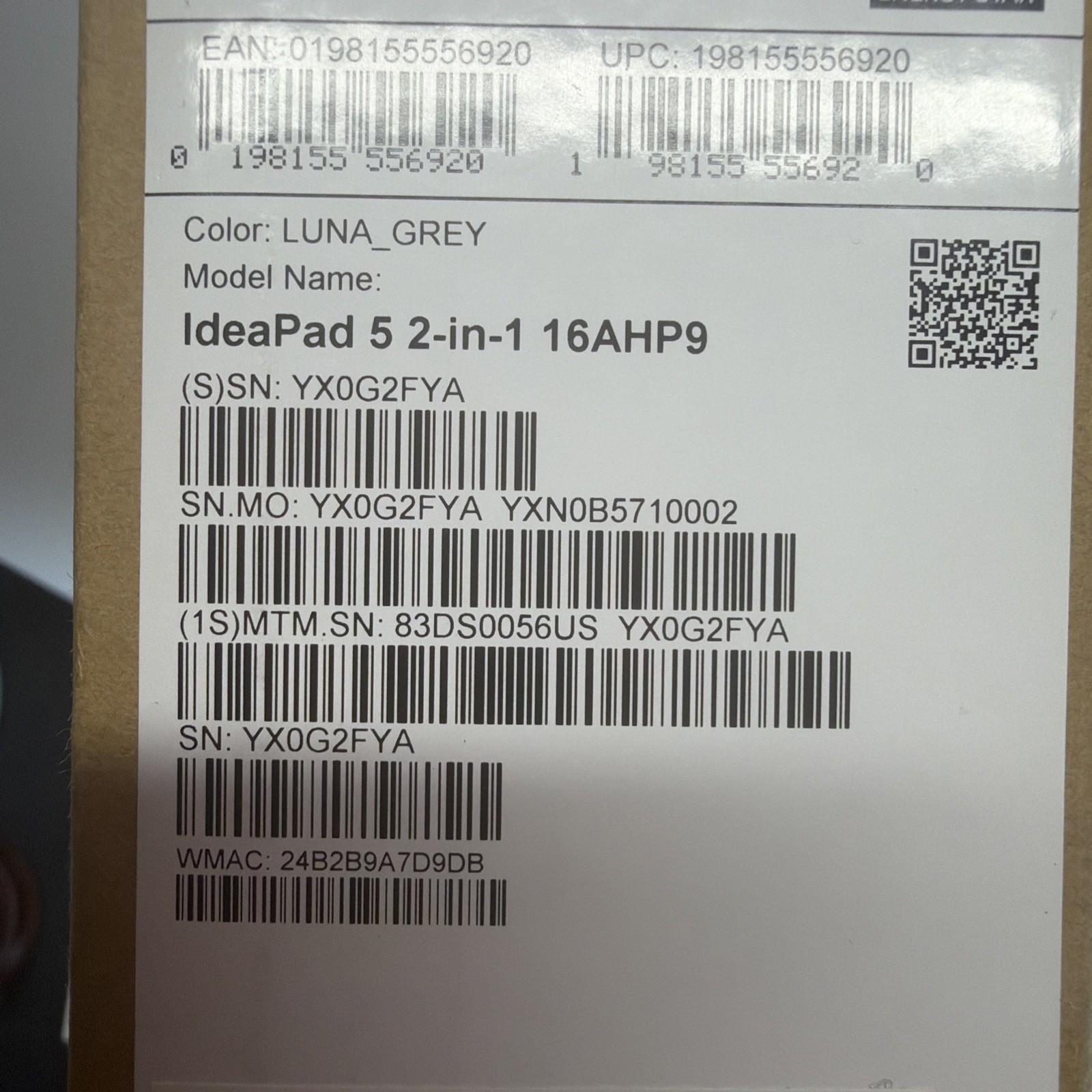 Lenovo IdeaPad 5 16″ Touchscreen 2-in-1 Laptop, Ryzen 7, 16GB, 1TB SSD, 83DS0056