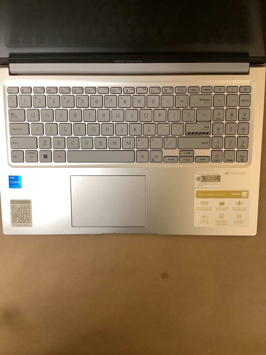 ASUS VIVOBOOK F1504V 15.6″ 1TB 16GB RAM LAPTOP NOTEBOOK PC WITH CHAR (B33008219)