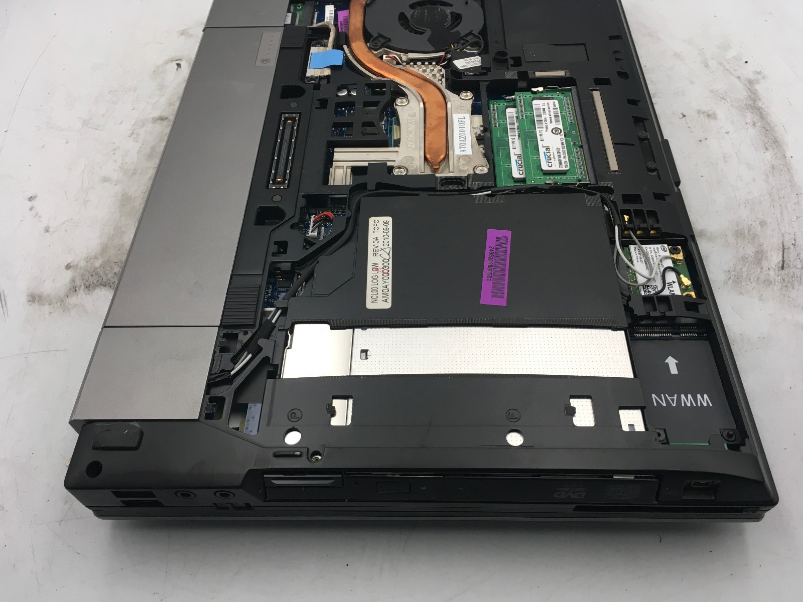 DELL LATITUDE E6410 – BOOTS TO BIOS – INTEL I5 M520 – 4GB RAM – NO OS – READ -BB