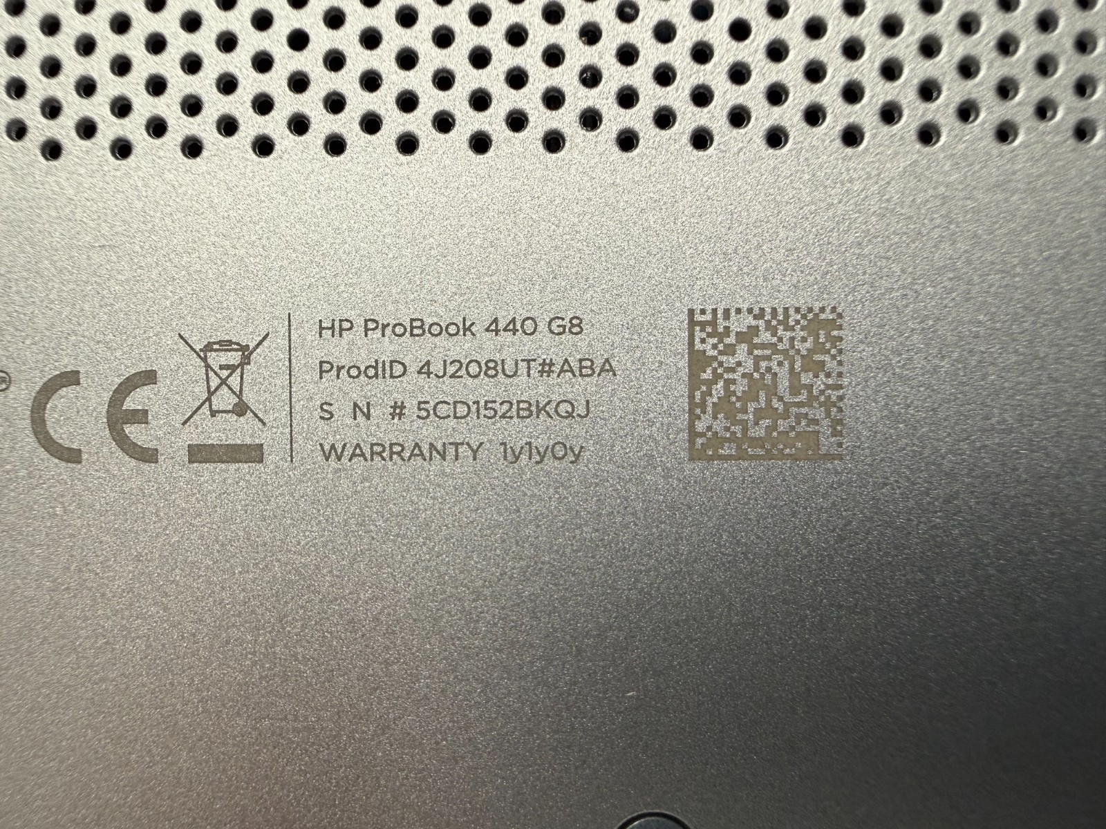 HP PROBOOK 440 G8 LAPTOP I5-1135G7 2.40GHZ 16GB RAM 512GB HARD DRIVE NO AC