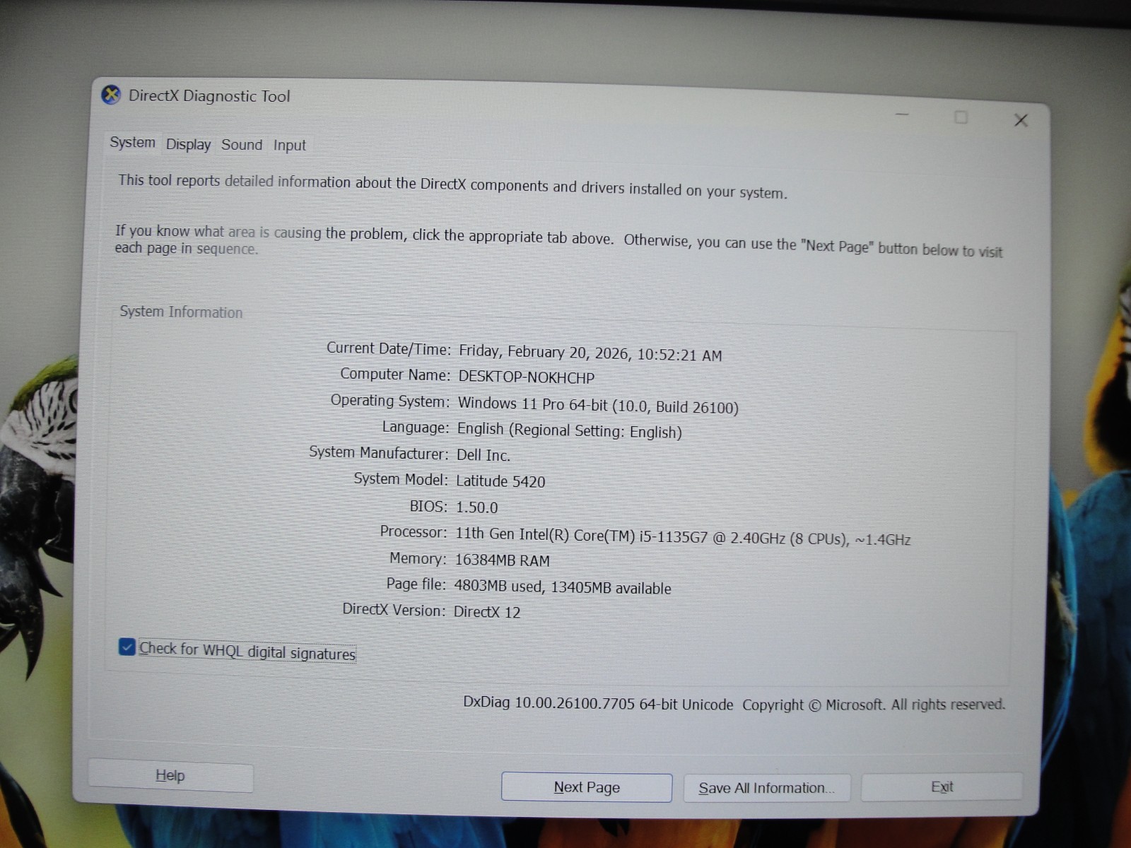 Dell Latitude 5420 14″ FHD i5-1135G7 2.4GHz 16GB RAM 256GB SSD Warranty 03/14/26