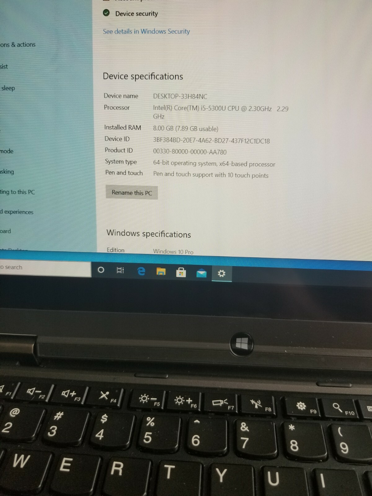 Lenovo 12.5″ ThinkPad Yoga 12 Core i5-5300U 8GB 128GB SSD Multi-Touch Ultrabook