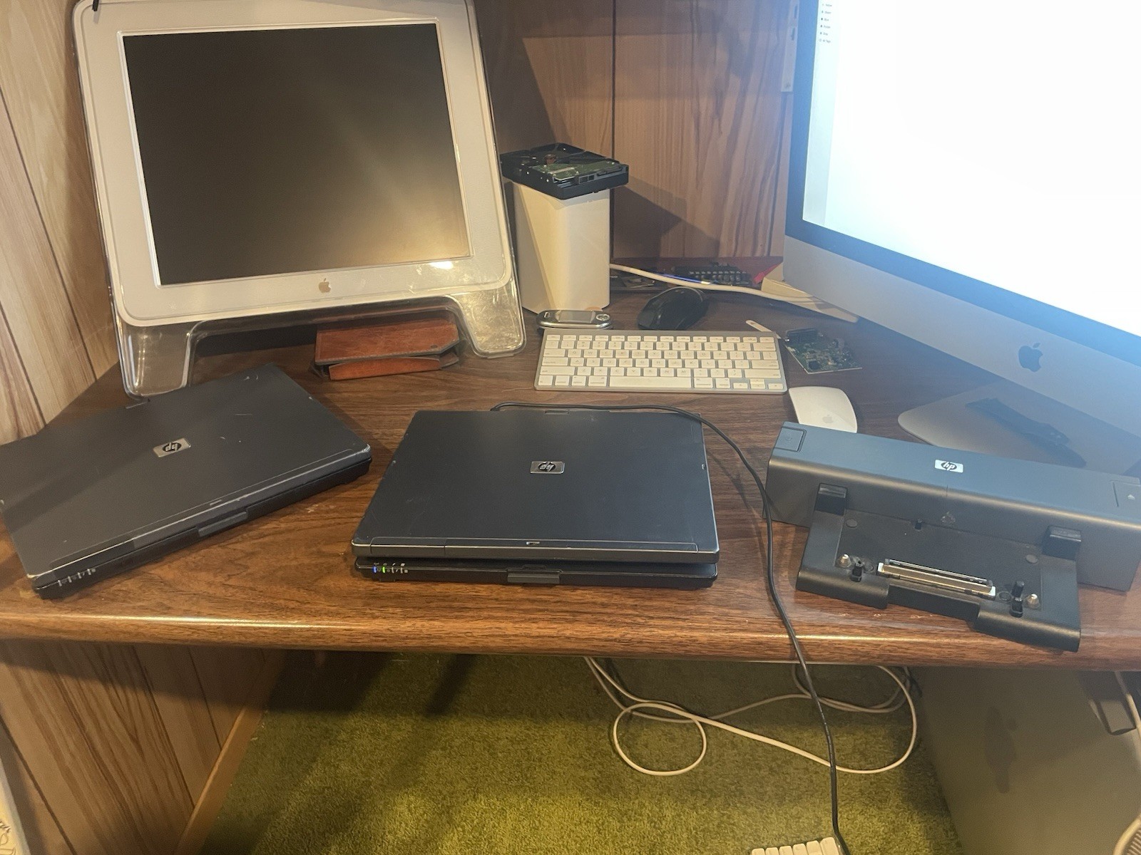 HP Compaq TC4200 with dock pens and ac- TWO of them one excellent one needs work