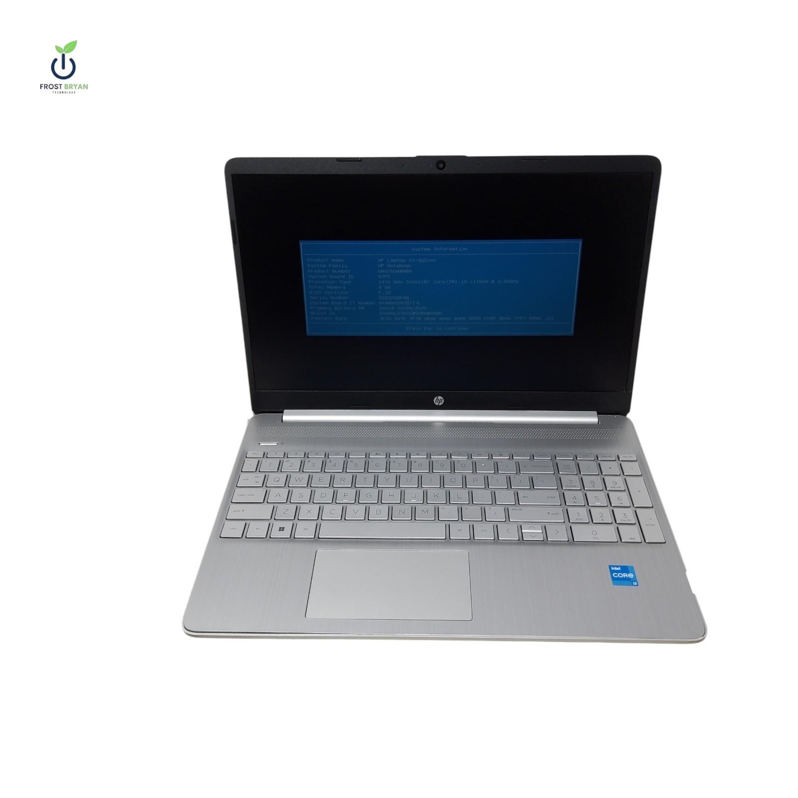 HP LAPTOP 15-DY2791WM i3-1115G4@3.00GHz 8 GB No SSD/OS Grade D [DEFECTIVE]