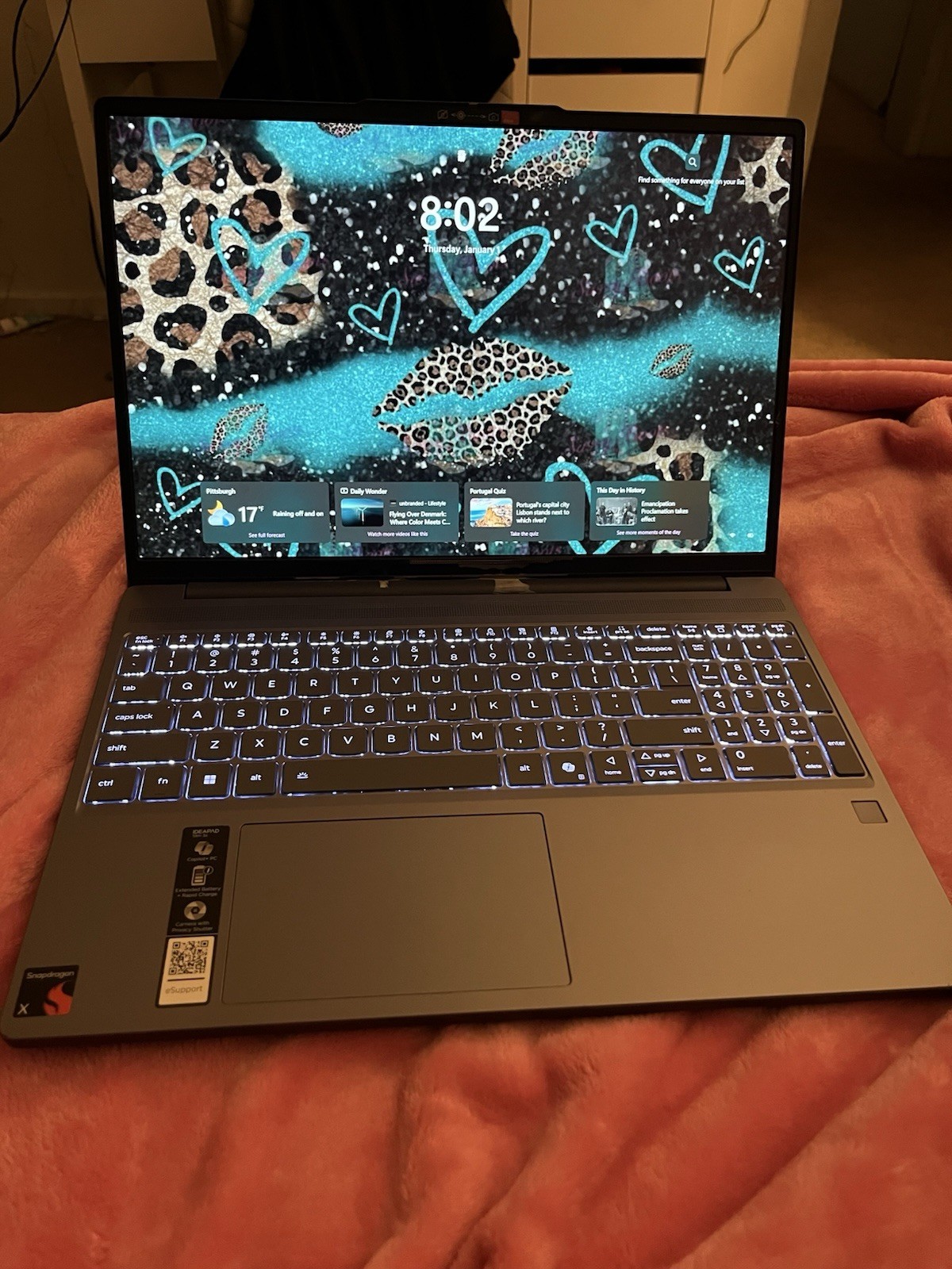 Lenovo IdeaPad 3x Model: 83N30000US. Black Laptop. 236gb, Excellent Condition