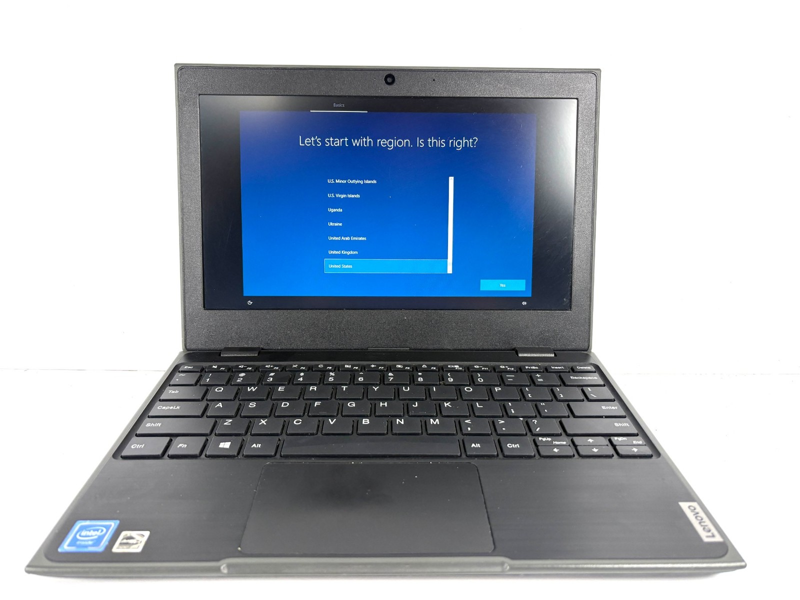 Lenovo 100e 2nd Gen – 11.6″ HD, 1.1GHz Celeron, 4GB RAM, 60GB eMMC