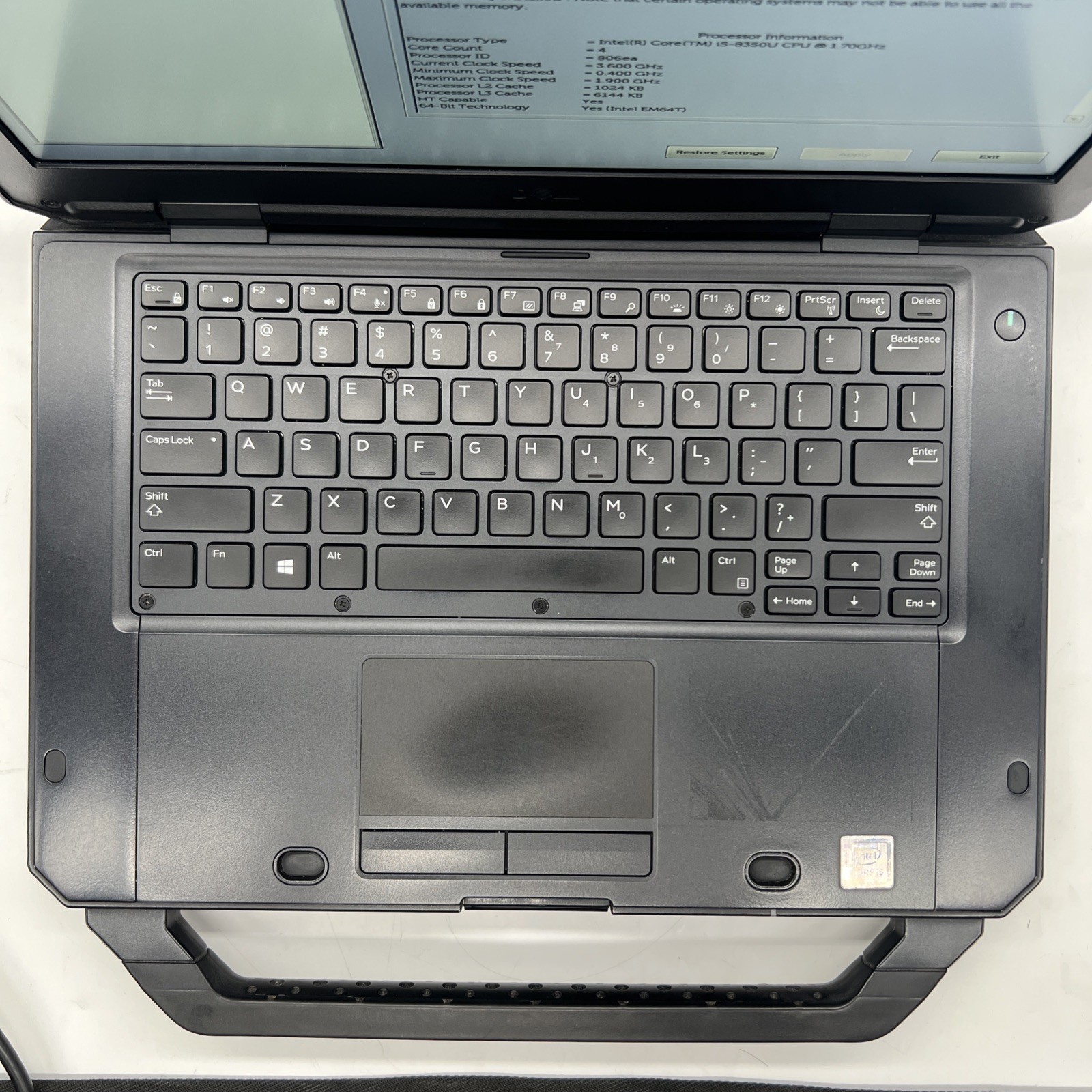 Dell Latitude 5424 Rugged Touchscreen i5-8350U 1.7GHz 16GB RAM No Storage No OS