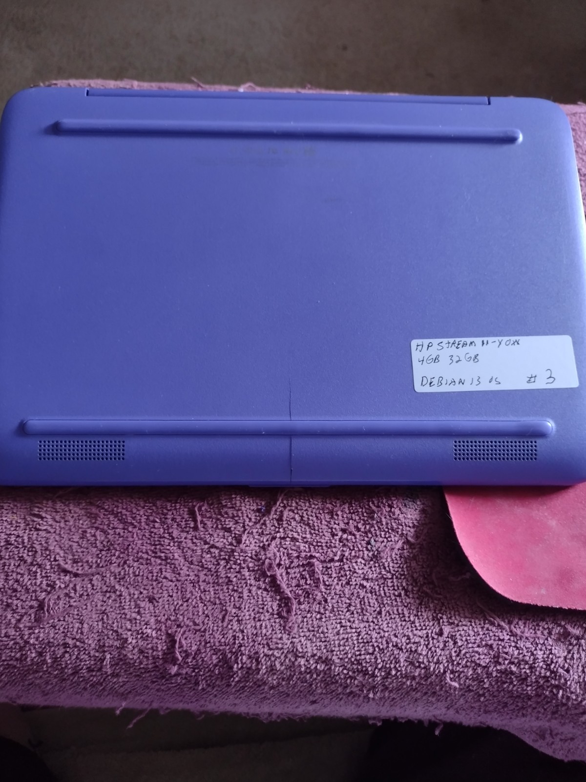 HP Stream 11-y0XX N3060 4GB 32GB LINUX DEBIAN 13 OS INSTALLED GOOD RUNNING