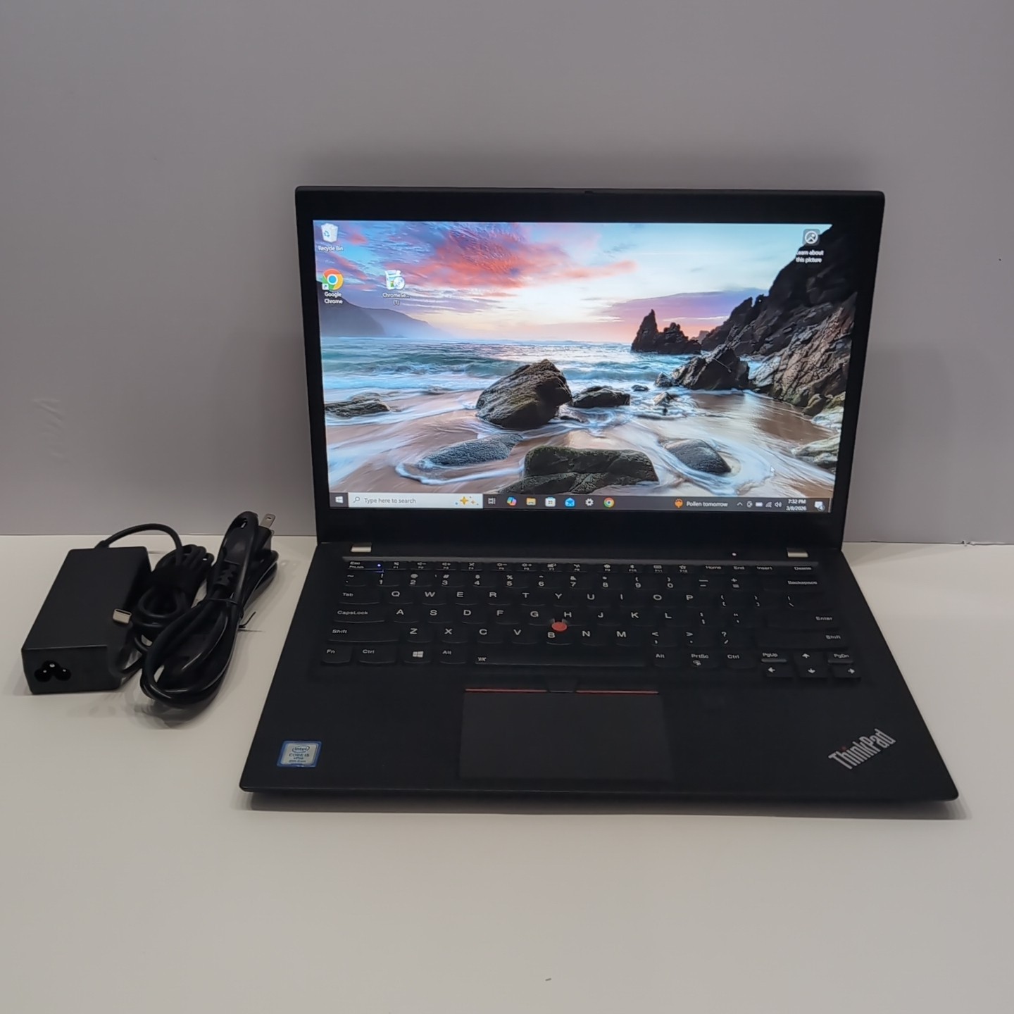 Lenovo T490s ThinkPad Laptop i5-8365U 8th Gen VPro Processor 8 Gb RAM 256 SSD