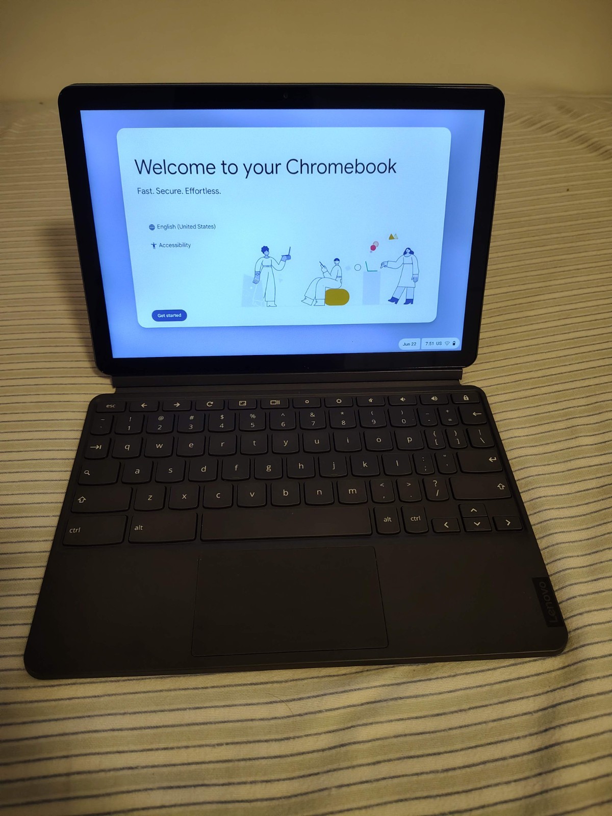 Lenovo – IdeaPad Duet Chromebook – 10.1” Touch 2-in-1 Tablet