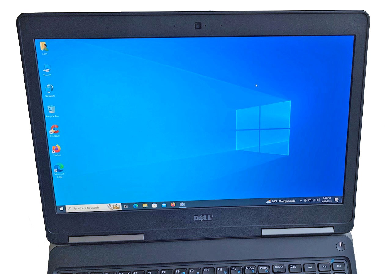 Dell Precision 7510 15.6″ 256GB, Intel Core i5 16GB Laptop MS Office See Video