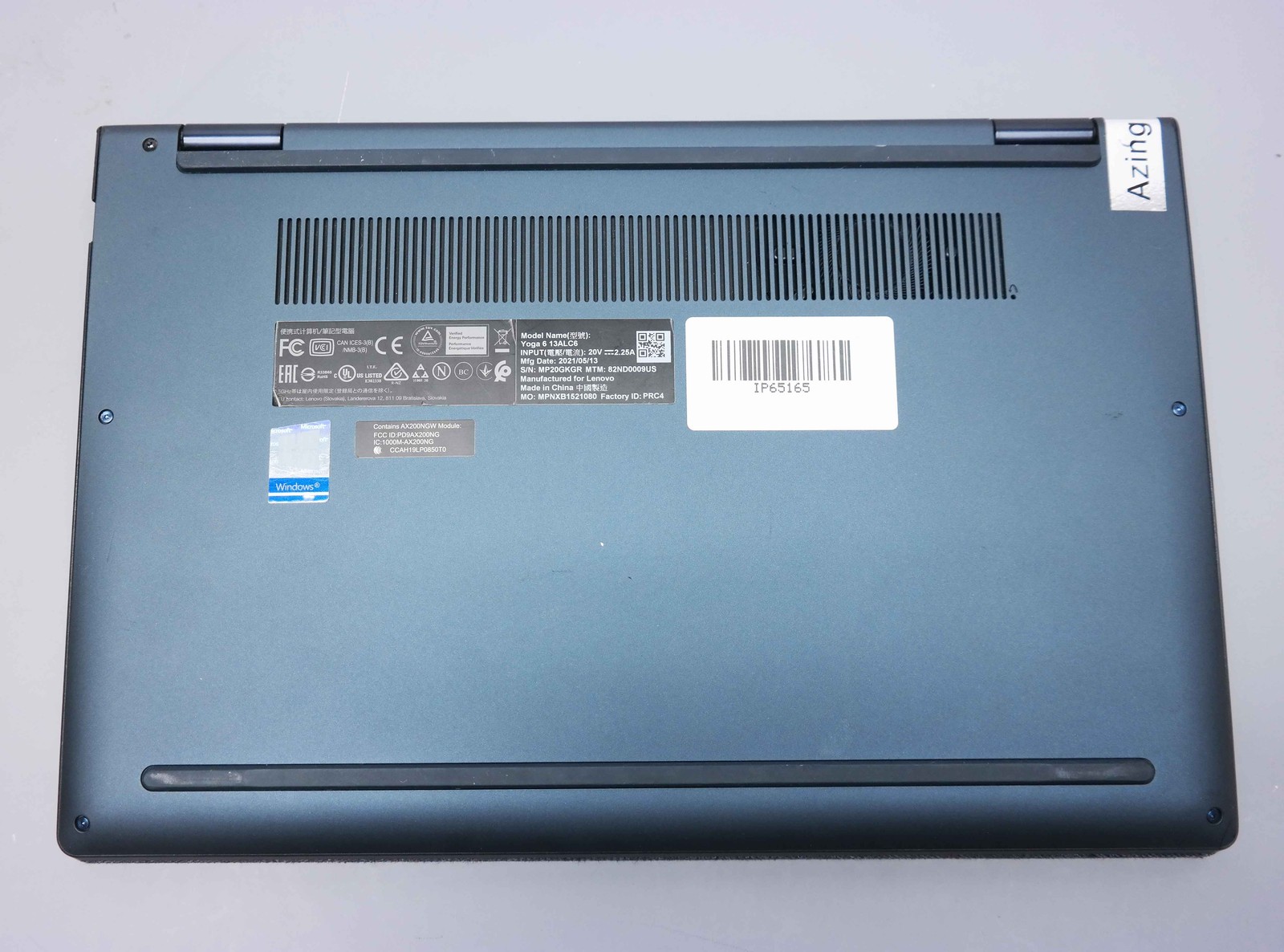 Lenovo Yoga 6 13ALC6 13.3″ Ryzen 5 5500U 8GB 256GB SSD