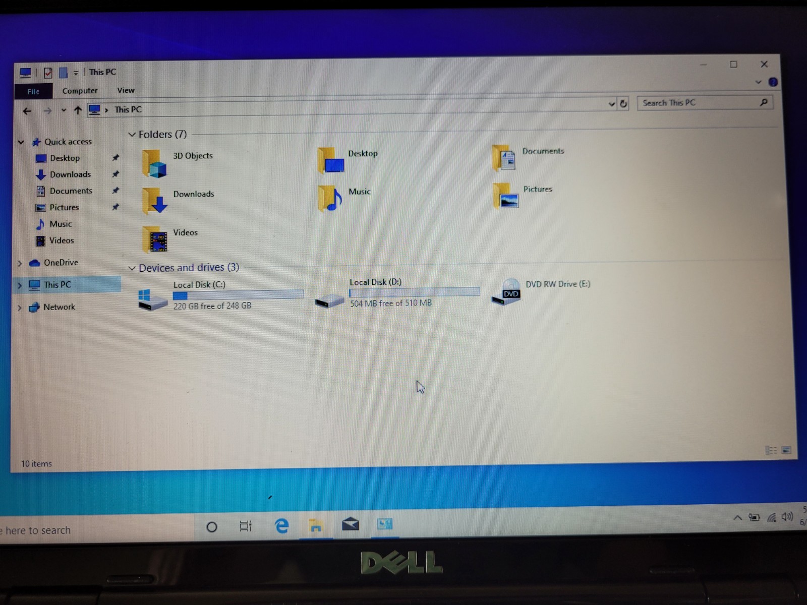 Dell Inspiron 1545 Laptop Pentium Dual Core T4400 4G RAM Windows 10/Linux Mint