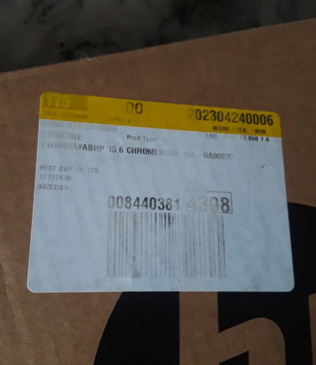 HP Chromebook 15.6” (64GB eMMC Intel Pentium Silver 3.3GHz 8GB RAM) Laptop 