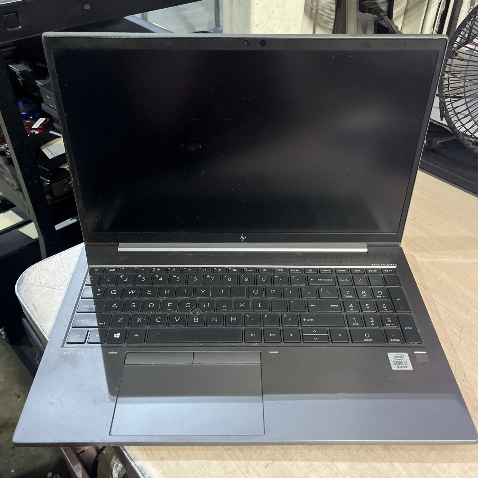 HP ZBOOK FIREFLY 15 G7 INTEL CORE I7 10TH GEN 16GB RAM NO HD