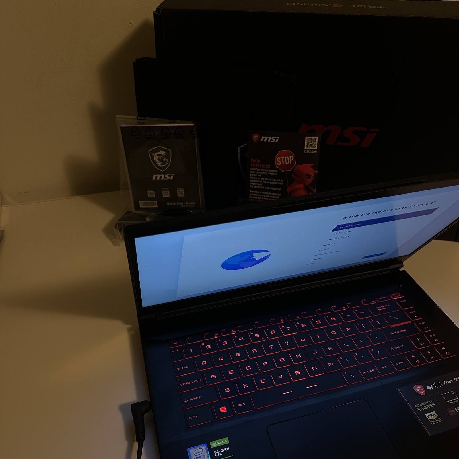 UPGRADED MSI GF65 Thin 9SD-837 Gaming Laptop i7-9750H 32GB 512GB SSD GTX 1660Ti