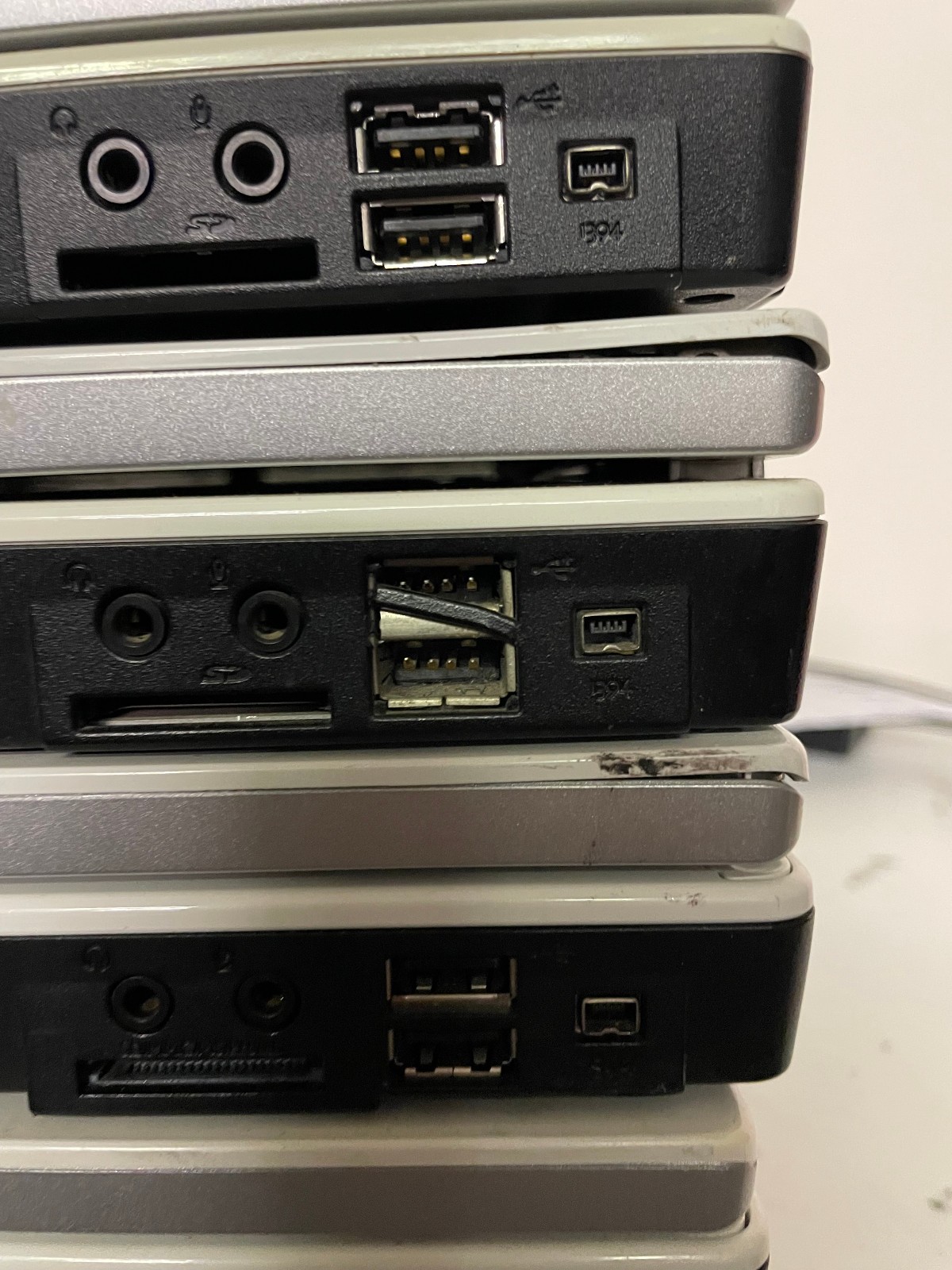 Lot of 6 Dell – 3 Inspiron E1505, 3 Inspiron 6000 NO HDD have RAM Wholesale lot