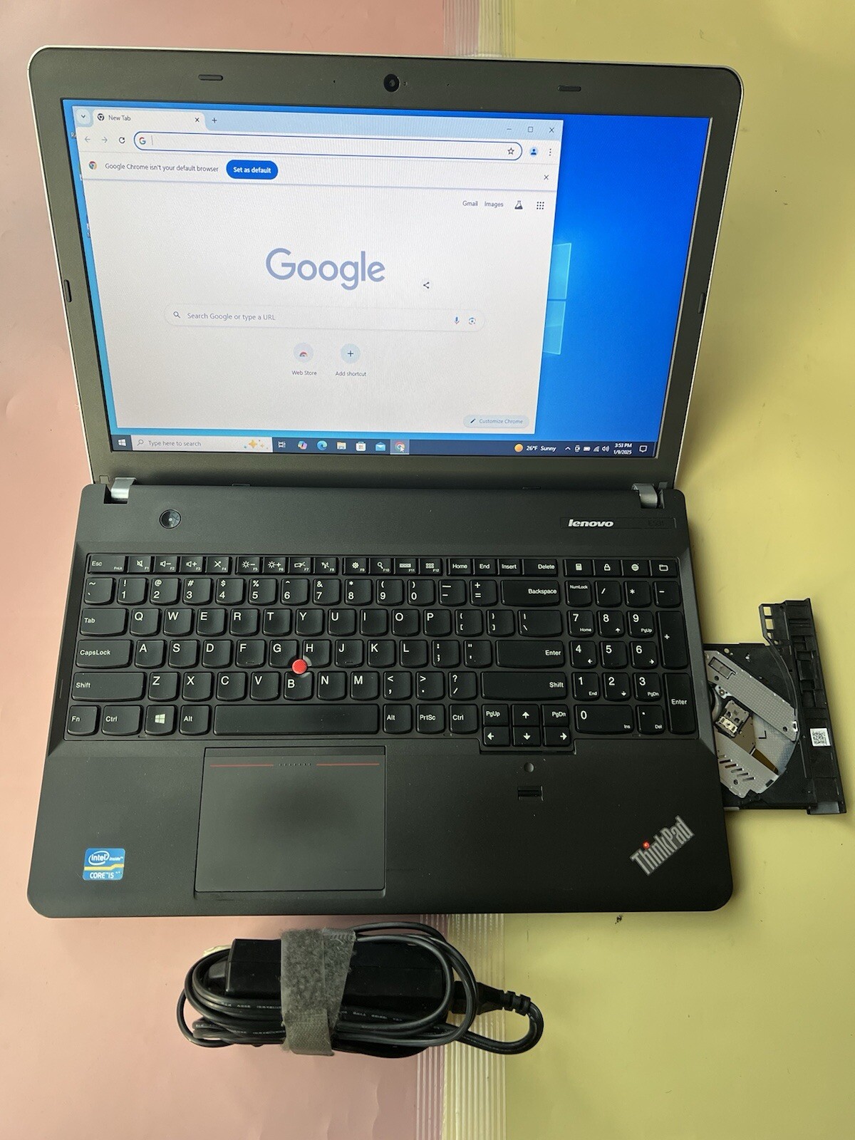 LENOVO ThinkPad E531 15.6” Core i5-3230M 2.60GHz 8GB RAM 500GB HDD HDMI WEBCAM