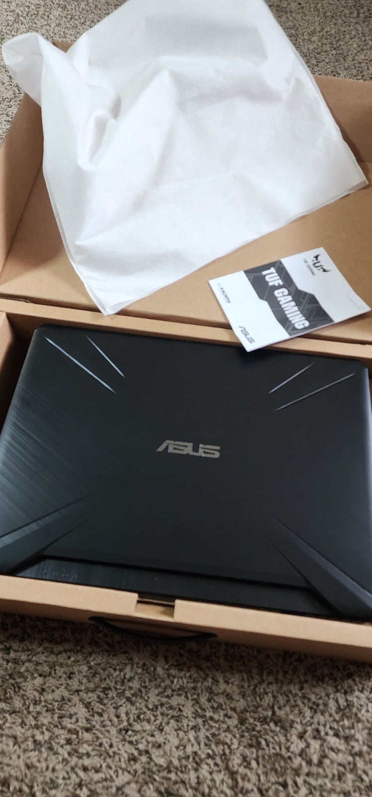ASUS TUF FX505DT-AH51 15.6″ 8GB RAM 256GB SSD Gaming Laptop