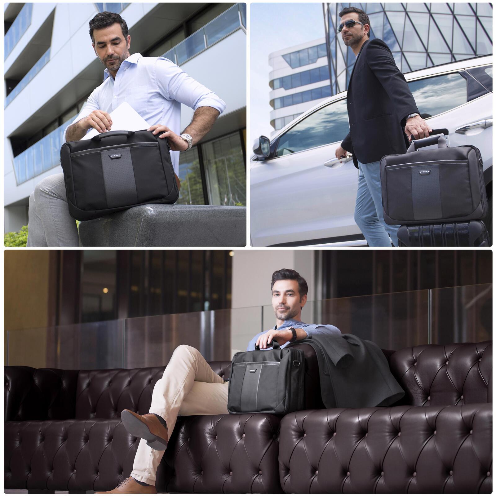 Everki 17.3″ Versa Premium Checkpoint Friendly 180 Open Laptop Briefcase Bag