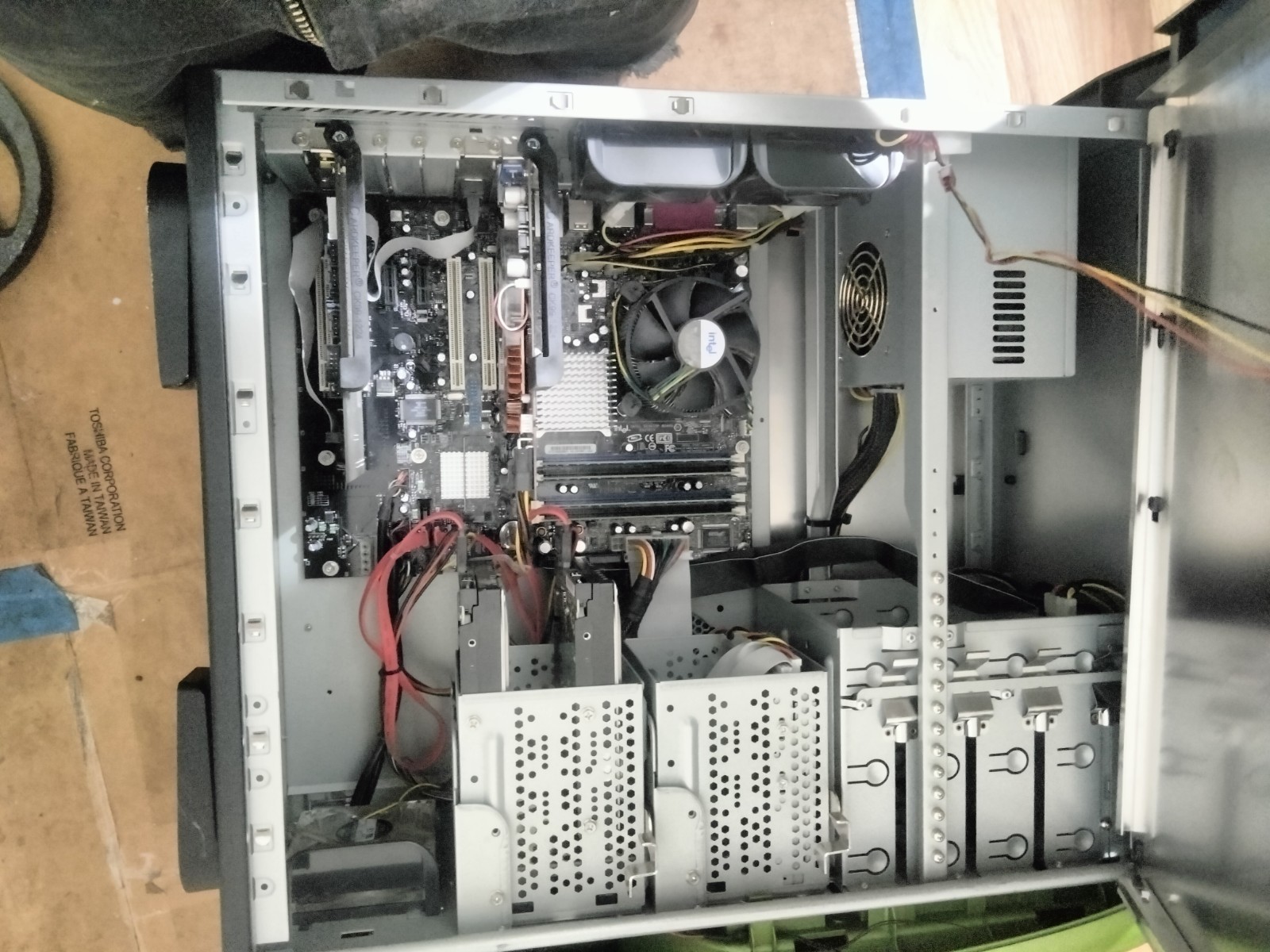 Vintage Pre Dell Alienware Area51 Cyborg Green PC Rare 2003!