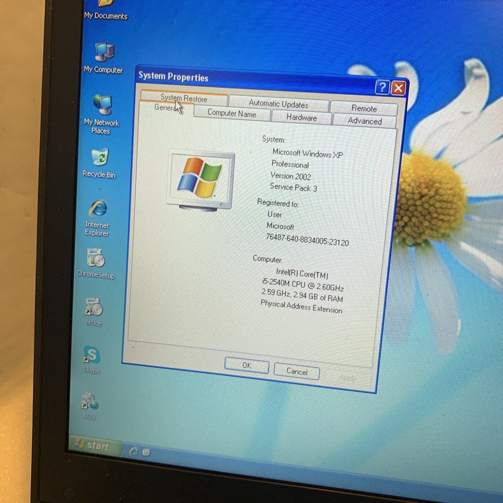 🔥 HP Elitebook 8460p 14″ CPU 4GB FireWire DP WiFi Bluetooth Webcam Win XP SP3