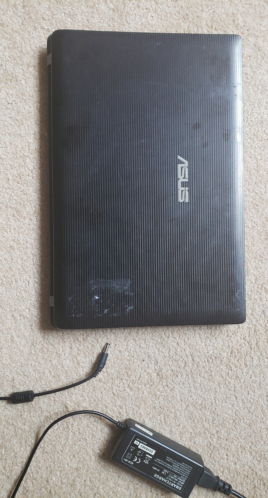 ASUS X53 laptop used 8GB RAM 2ghz processor windows 10 15″ monitor