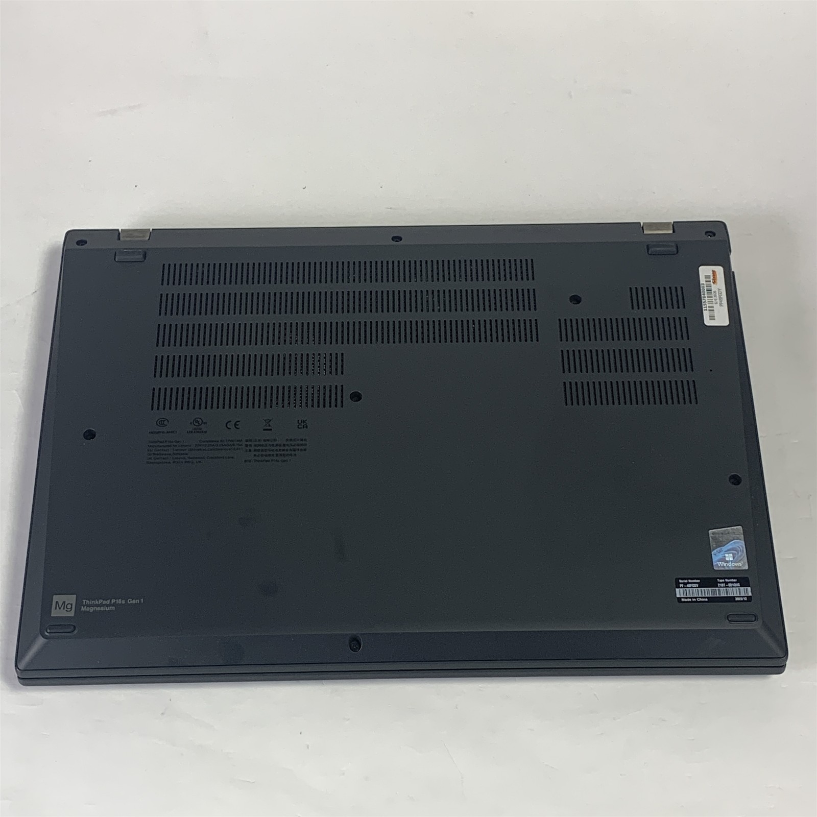 Lenovo ThinkPad P16S Gen 1 16″ Laptop i7-1260P 2.1GHz 32GB 1TB NVMe SSD – Win11