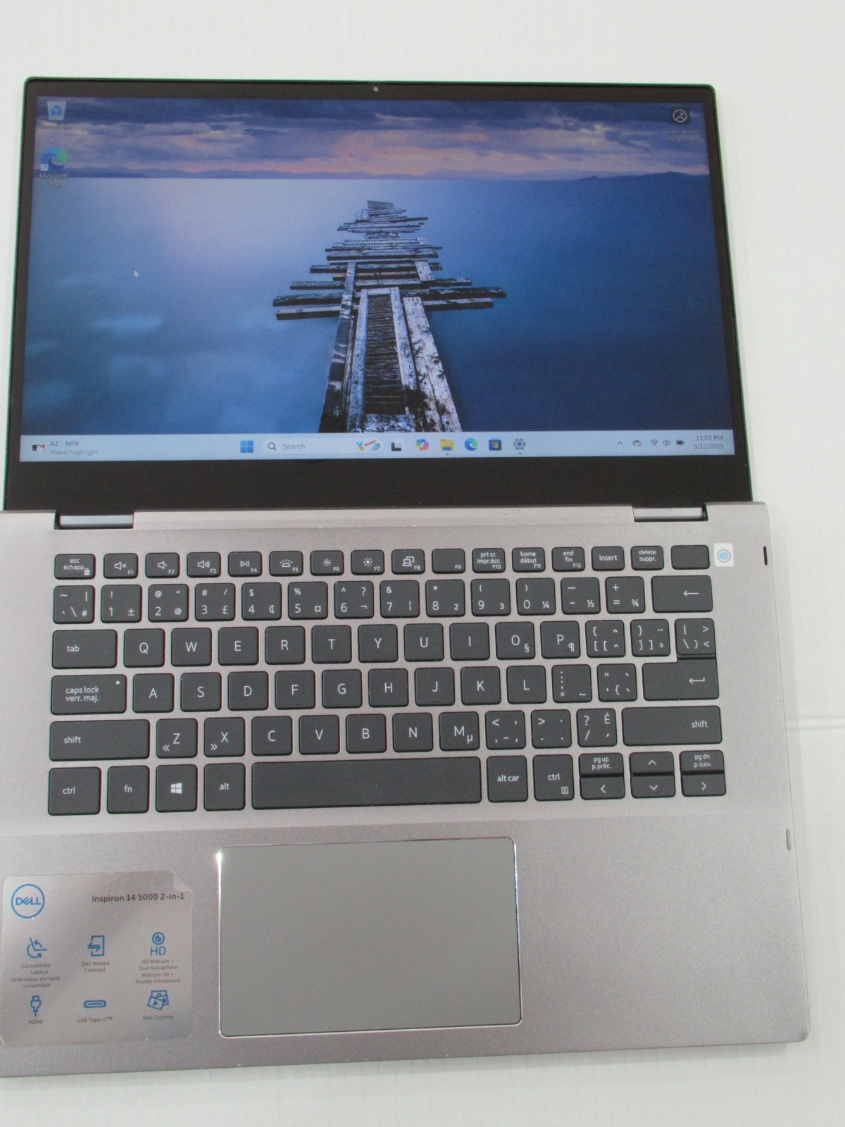 Dell Inspiron 14 5400 2-in-1 Touchscreen FHD Core i7 10th Gen 8gb 256ssd NVME
