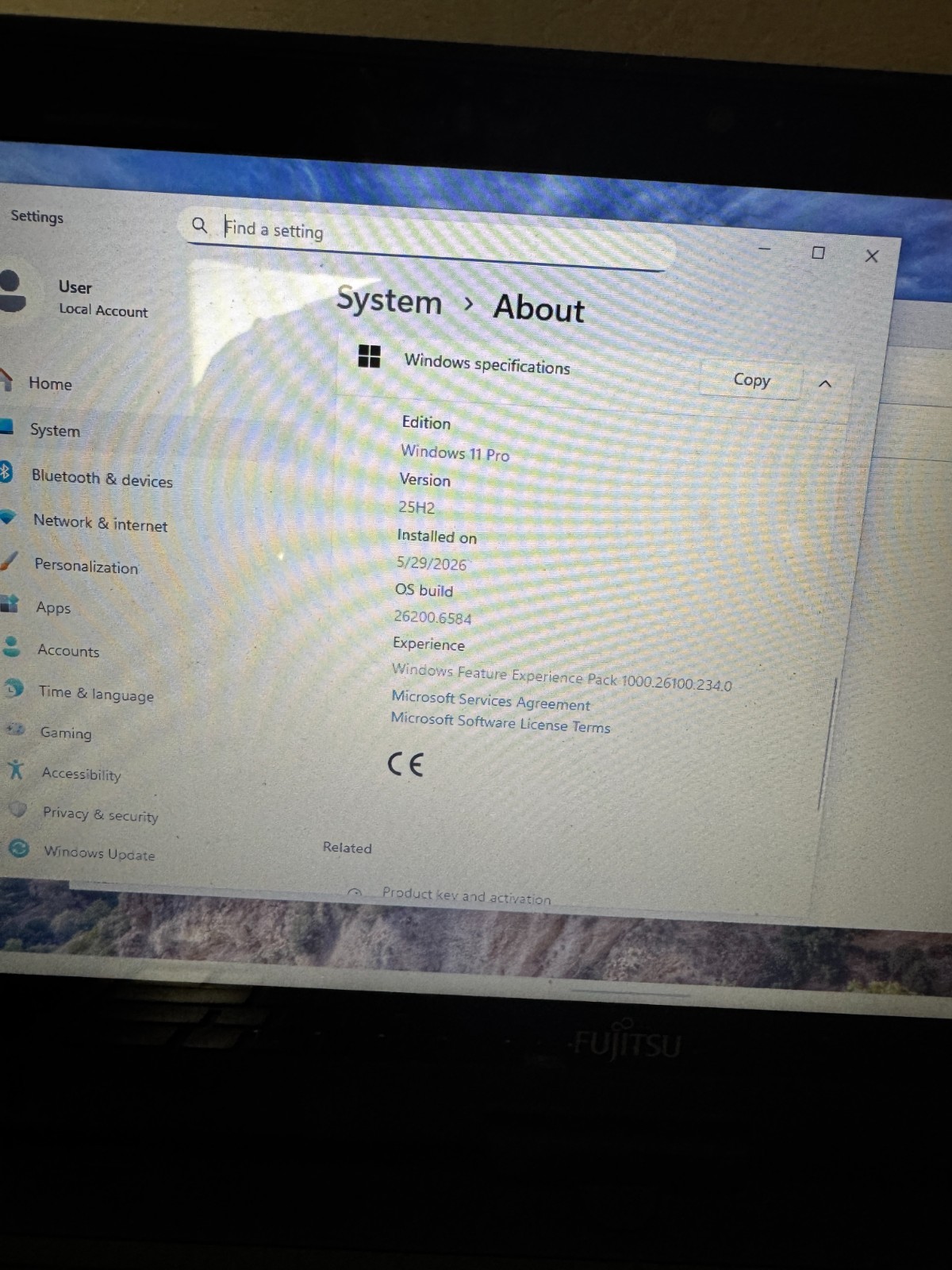 Fujitsu Lifebook T938 Core I5-8250 256GB SSD 8GB RAM Win11Pro Laptop *Read #5882