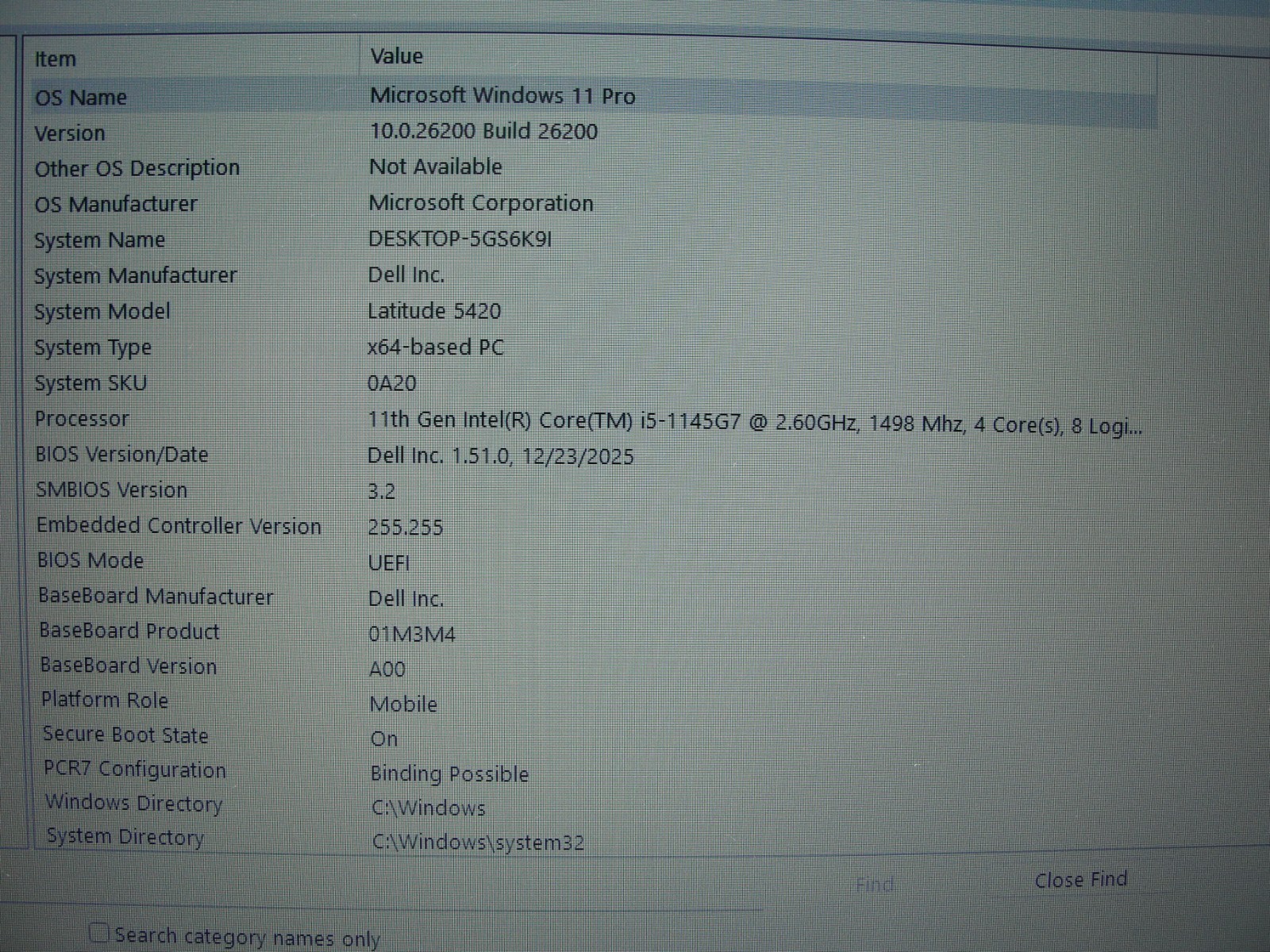 Dell Latitude 5420 14″ HD Core i5-1145G7 2.6GHz 16GB 512GB SSD Windows11+Charger