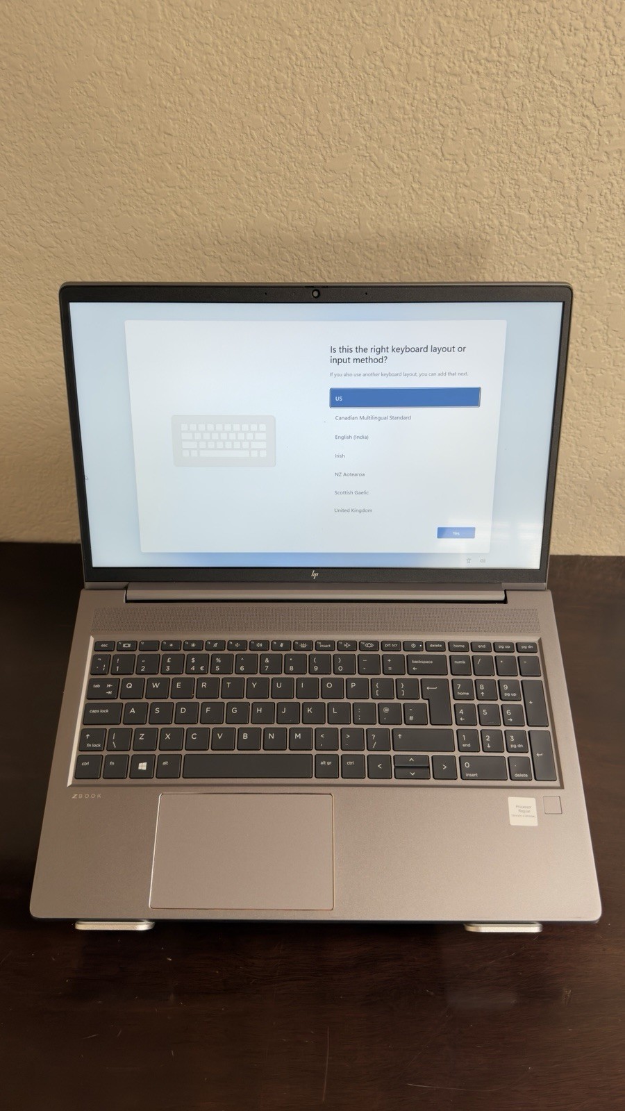 HP ZBook Power 15 G8 i9‑11950H 16GB 512GB SSD RTX A2000 (Prototype)