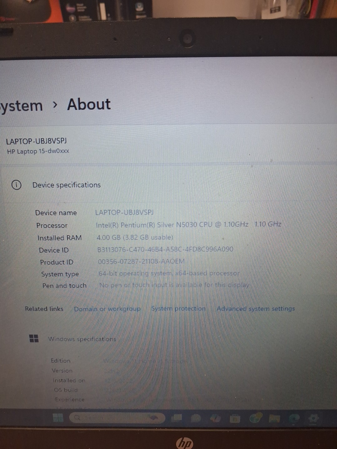 Red HP 15-dw0083wm Laptop Notebook