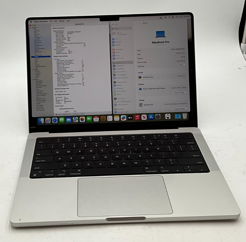 APPLE A2992 MacBook Pro 14 M3 Pro 18GB 500GB SONOMA OSX L4RG07XPH3 *read* 2023