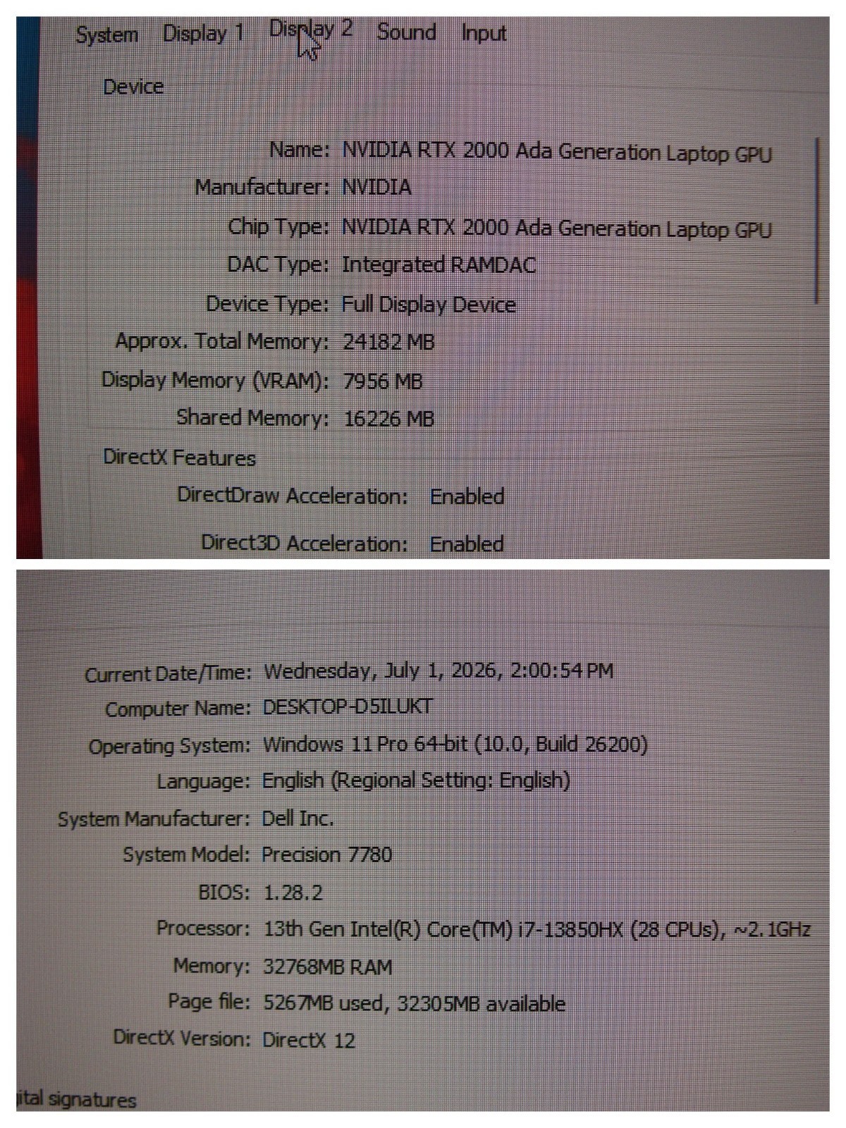 Dell Precision 7780 17.3″FHD i7-13850HX 2.1GHz 32GB 512GB RTX 2000 ADA WRTY 2027
