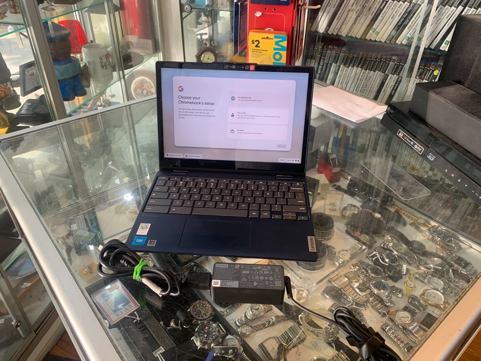 LENOVO IP FLEX 3 CHROMEBOOK 12IAN8 TYPE 82XH (128GB EMMC / 4GB RAM)