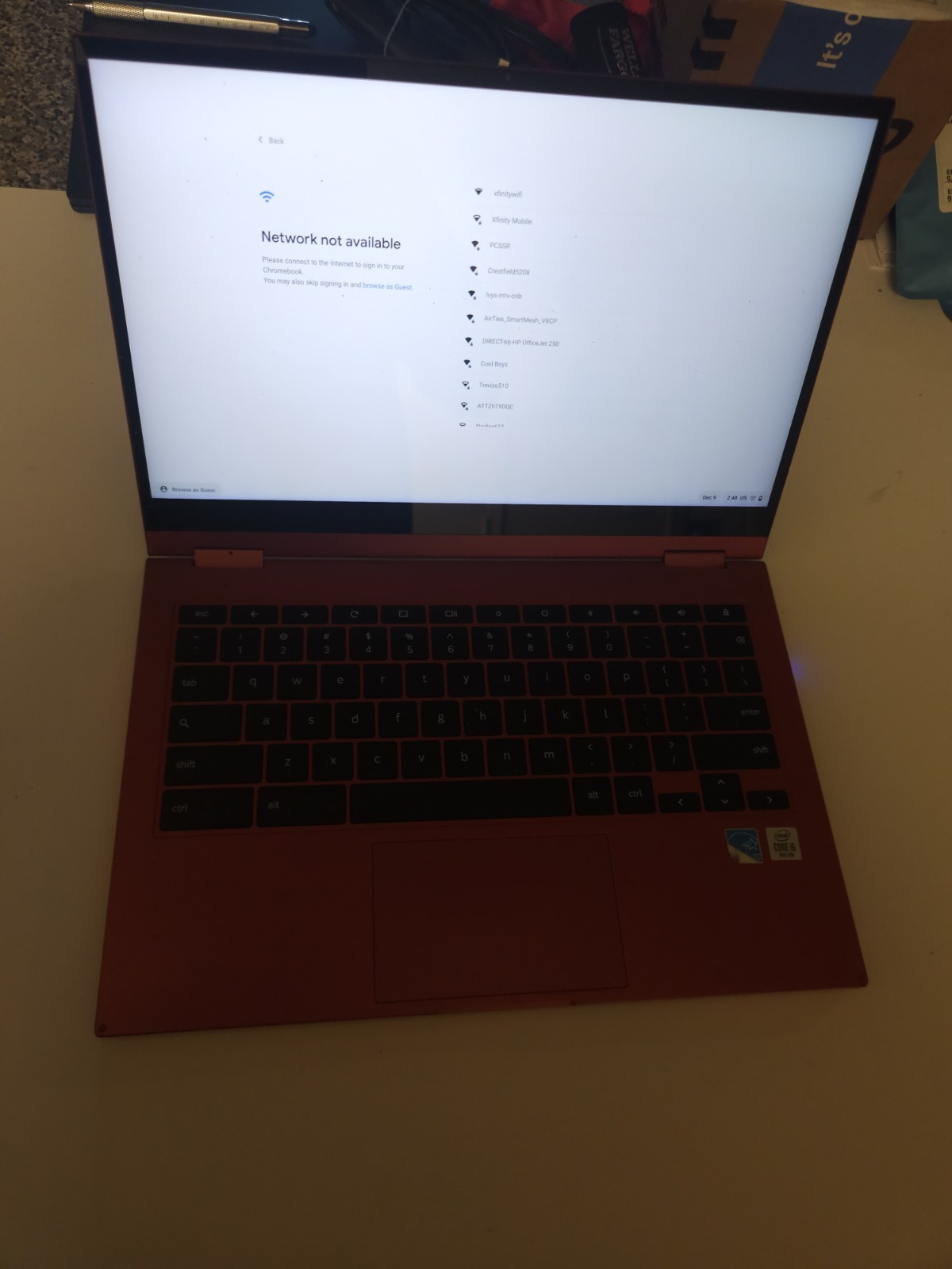 Samsung Chromebook XE530QDA i5 16gb Ram 128gb SSD Drive 10th Gen Touchscreen