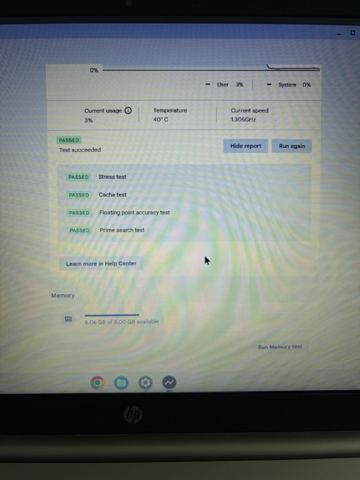 HP Chromebook 15a-db0013dx 15.6” Laptop 8GB RAM ChromeOS WiFi Webcam + Charger