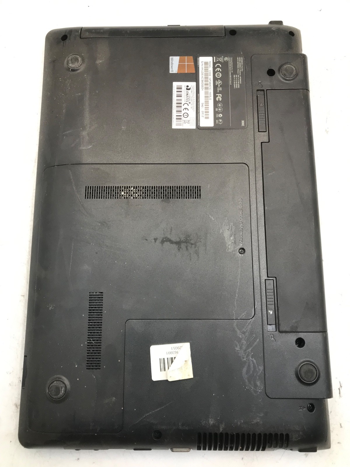 Samsung 300E Intel Core i3-2330M 15″ Laptop- DOES NOT POWER/PARTS ONLY -MZ