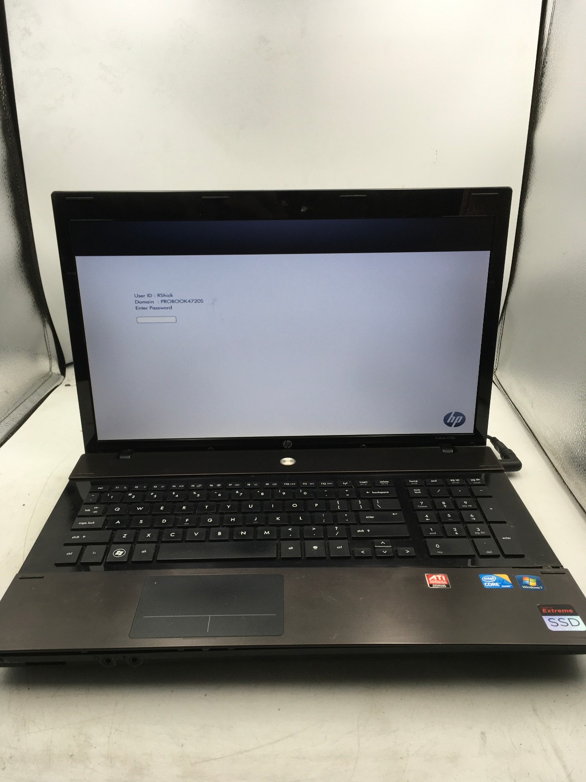 HP PROBOOK 4720S – BOOTS TO BIOS/BIOS LOCK – INTEL I7 M620 – 8GB RAM – READ – BB