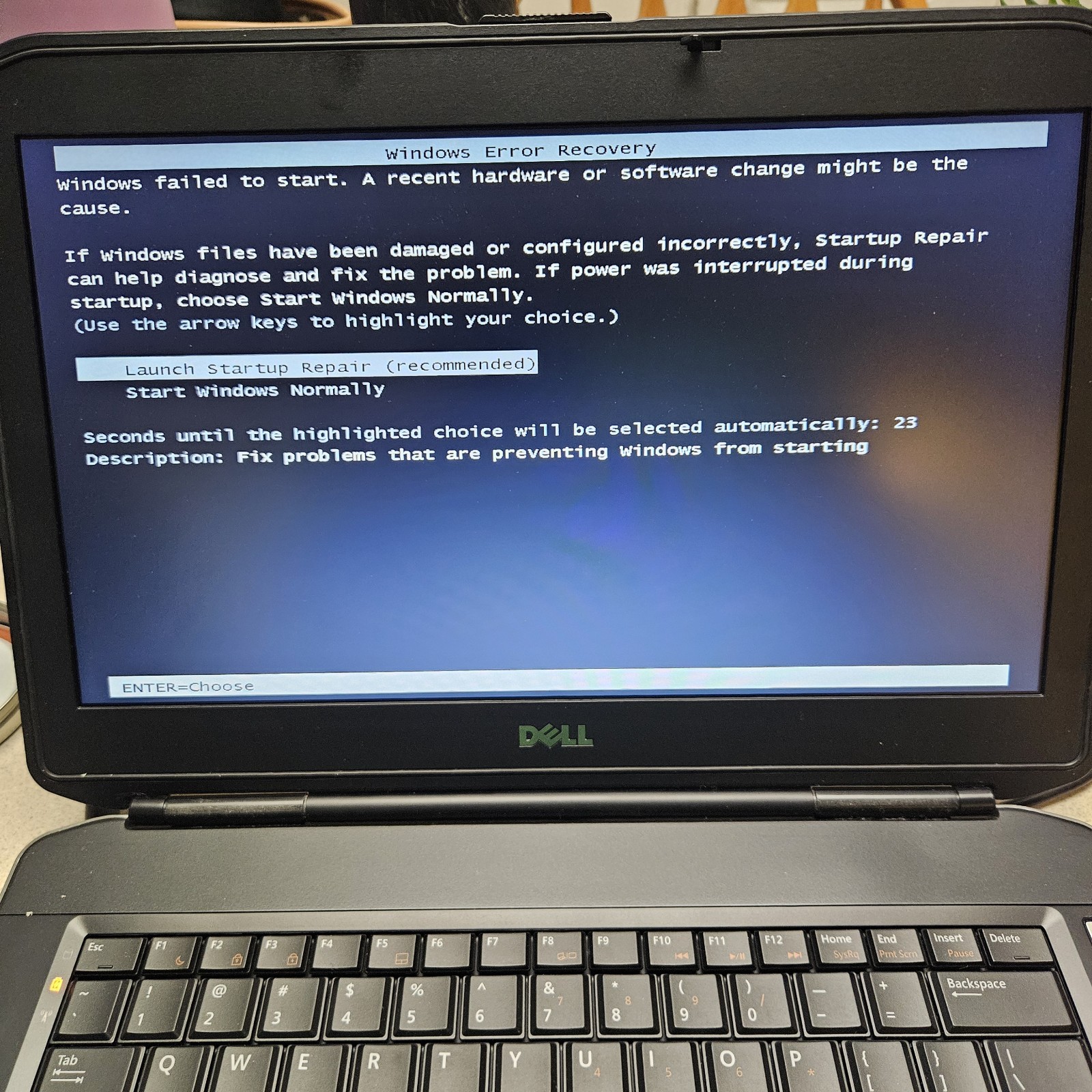 Dell Latitude E5430 Laptop i5 Powers On. Shows Error