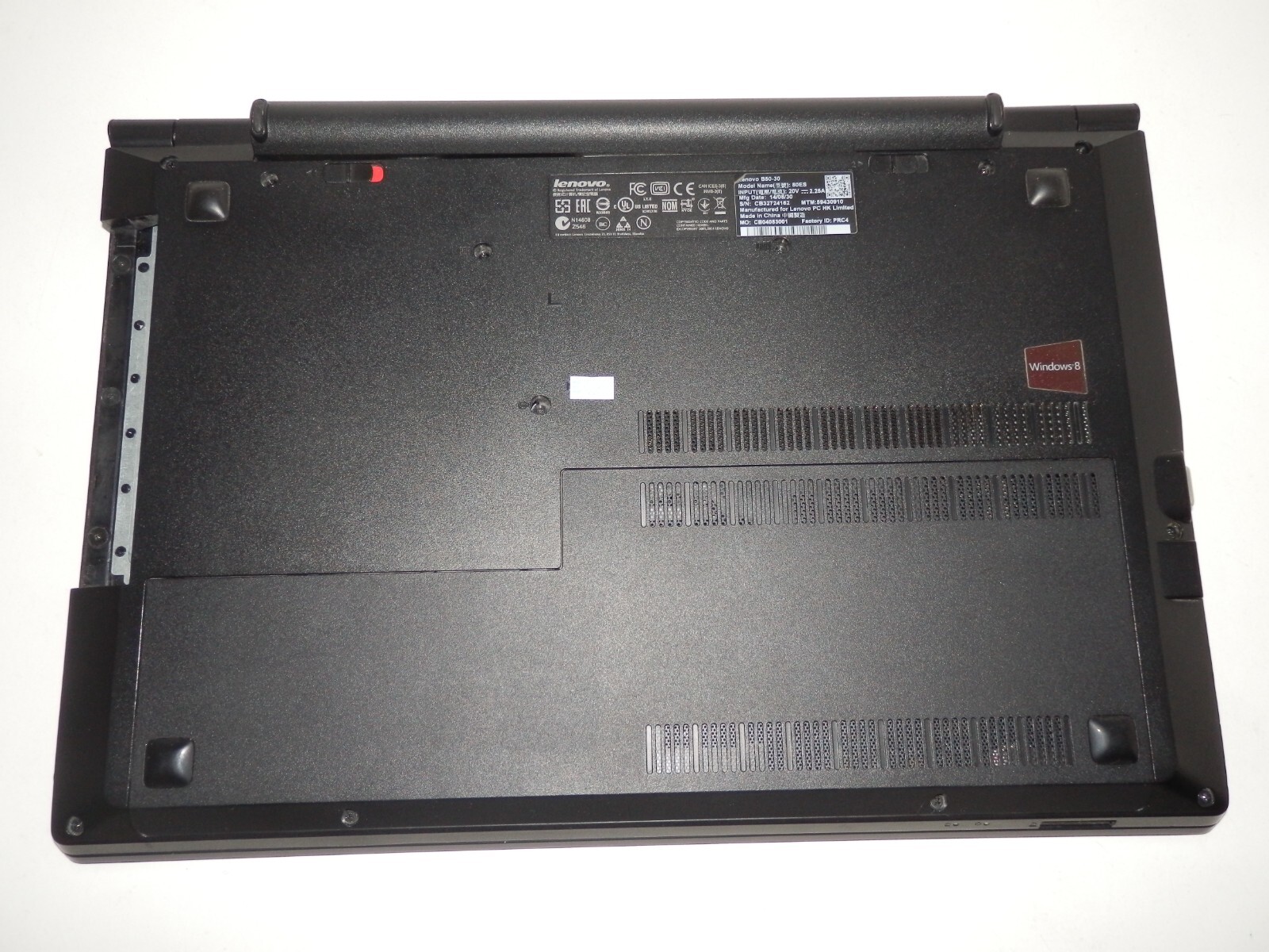 Lenovo B50-30, Intel Celeron N2840, No Ram, No HDD, 15.6″ inch HD, Intel HD