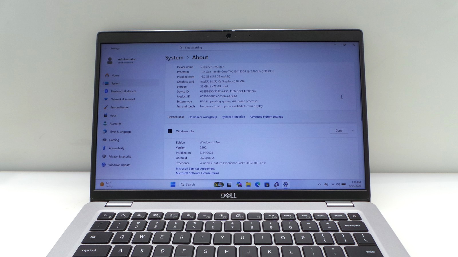 Dell Latitude 5420 | 14″ | i5-1135G7 2.40GHz | 16GB RAM 512GB NVMe | WIN 11 PRO
