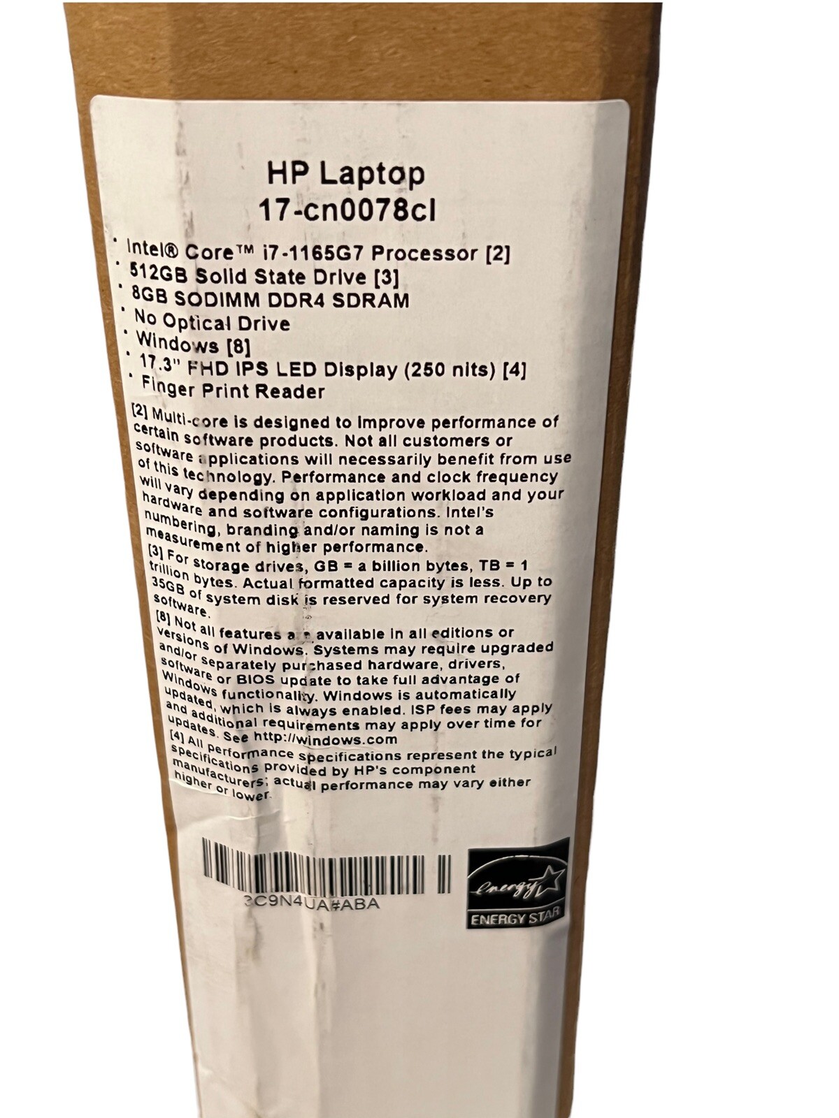 HP Laptop 17.3″ 1920 x1080 – Intel®️ Core™️ i7-1165G7 – 512GB SSD – 8GB Ram 🔥