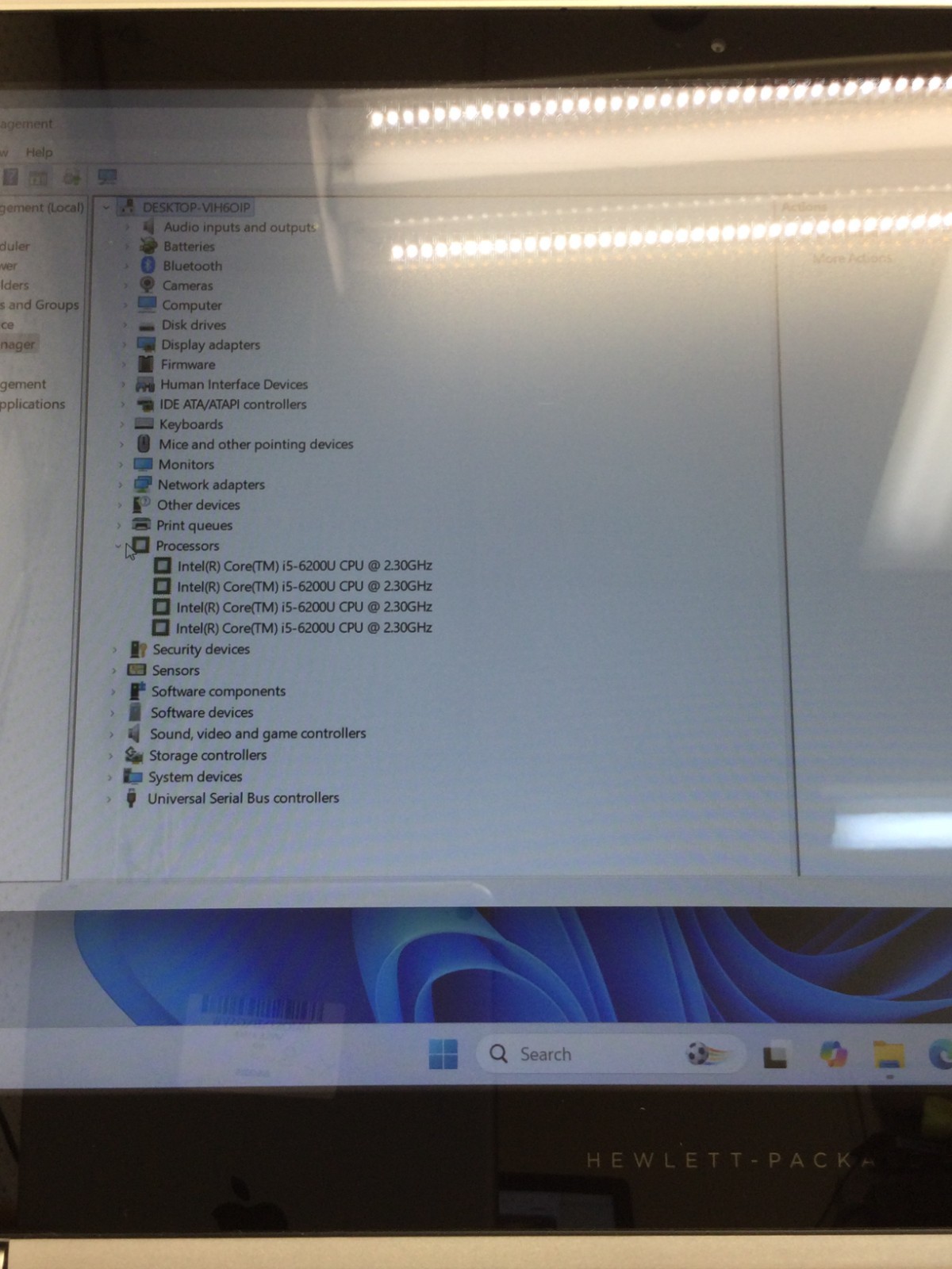HP ENVY X360 M6 CONVERTIBLE i5-6200U 2.30GHz 8GB RAM 256GB SSD Wi 11 pro 15.5”